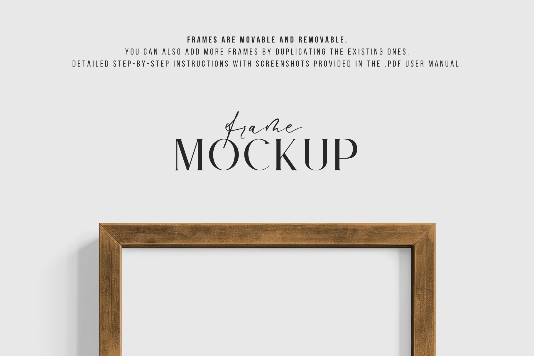 Frame Mockup 5:7 (A4) Landscape