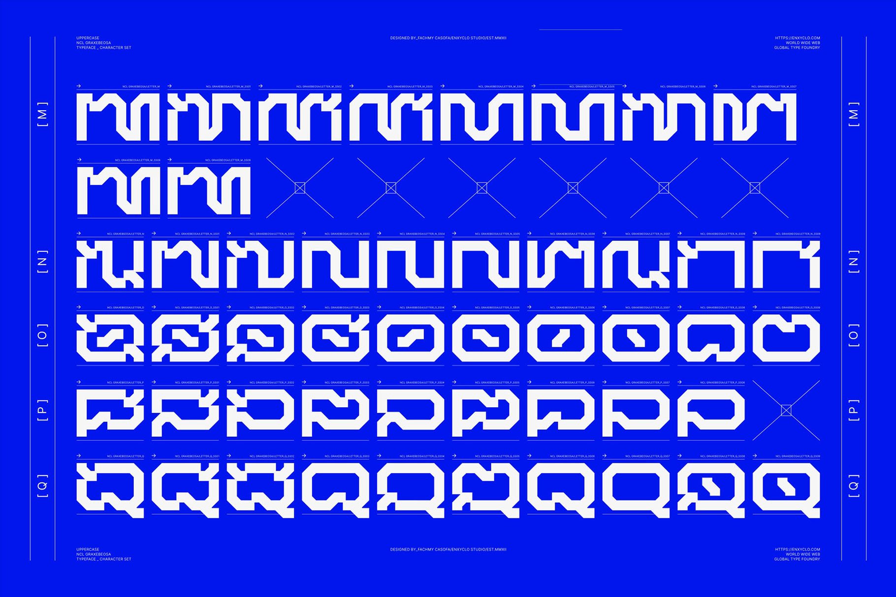 NCL GRAXEBEOSA - Cyberpunk Futuristic Techno Font - Design Cuts