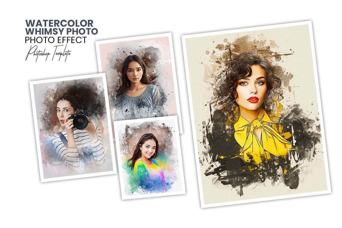 Watercolor Whimsy Photo Effect - Design Cuts