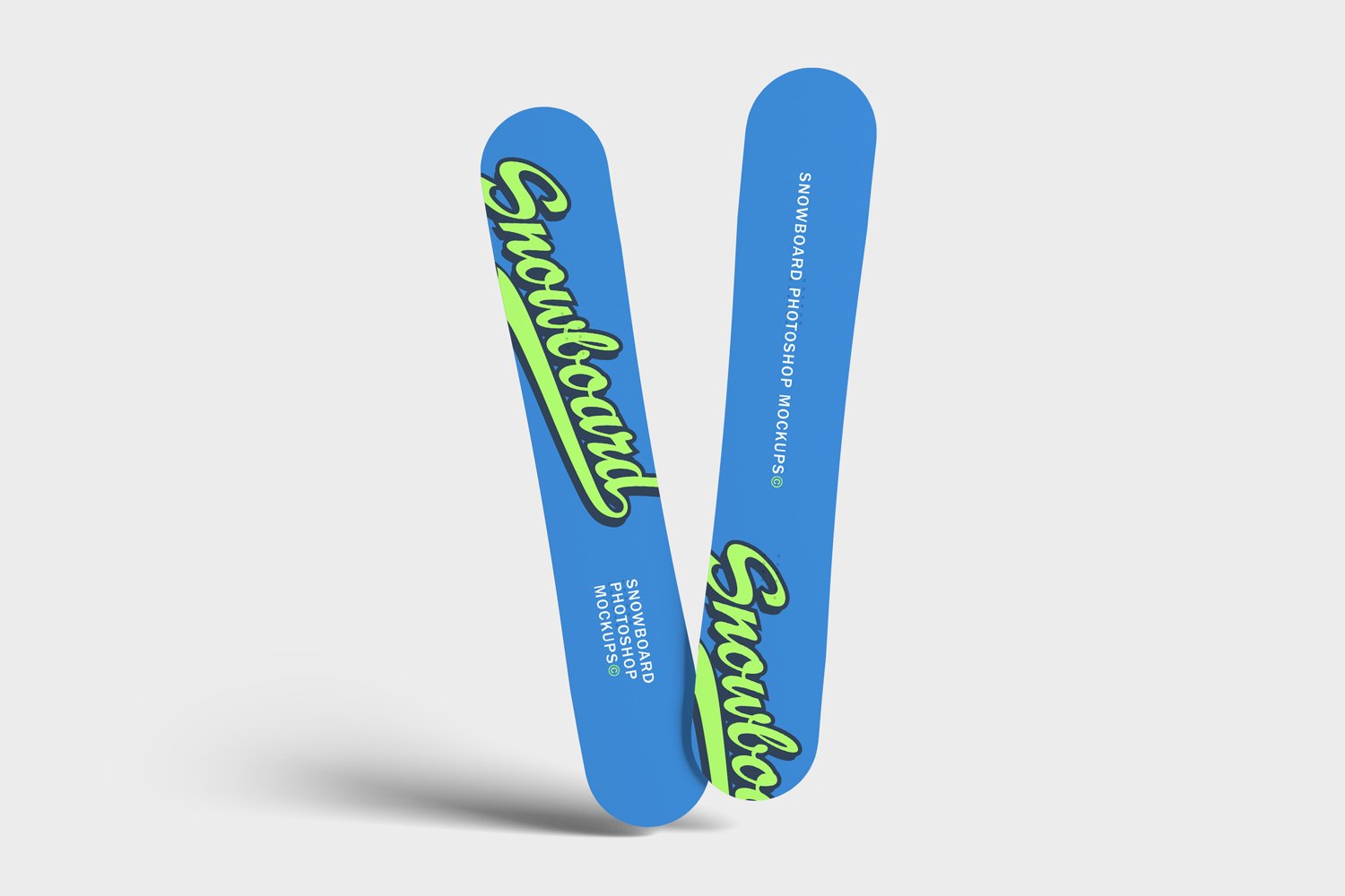 Snowboard Mockups - Design Cuts