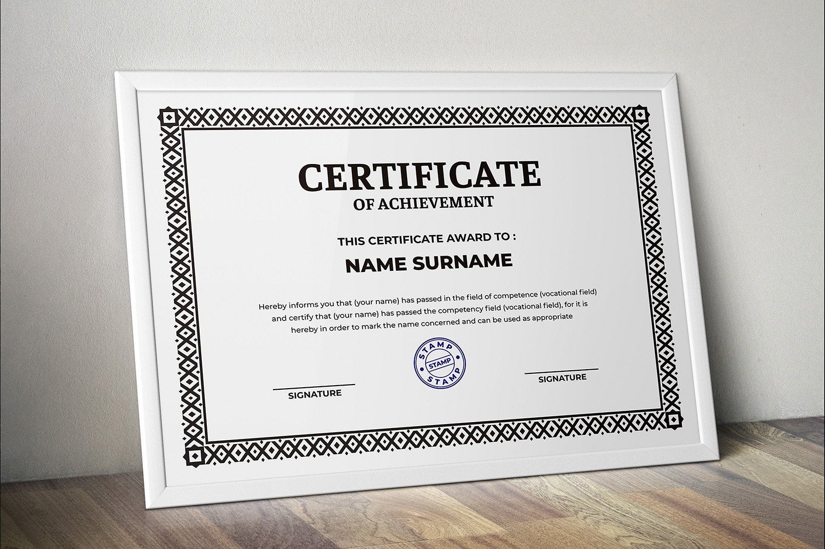 Certificate Template Set V003 - Design Cuts