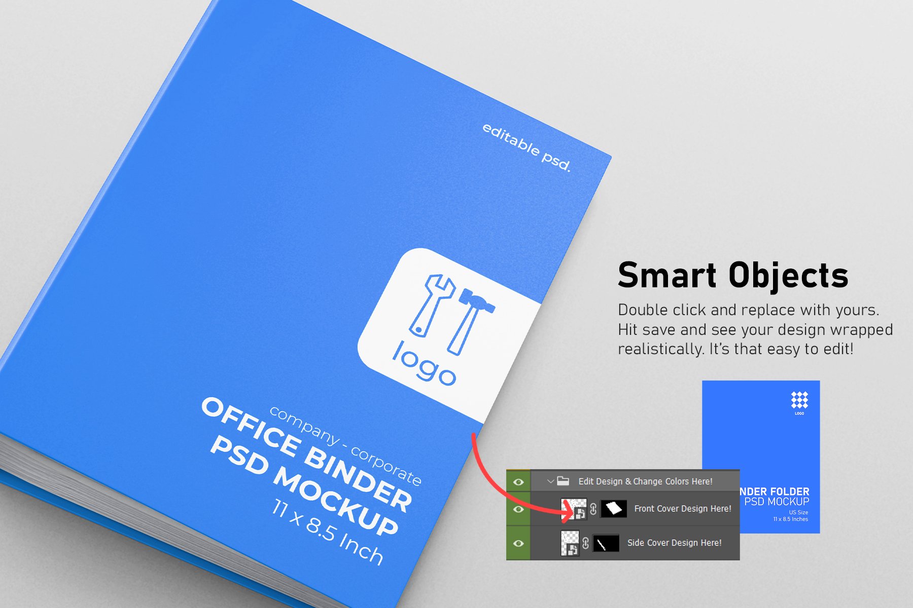 Binder 01 Standard Mockup —  — Mockups, Fonts, Graphics,  Templates & more