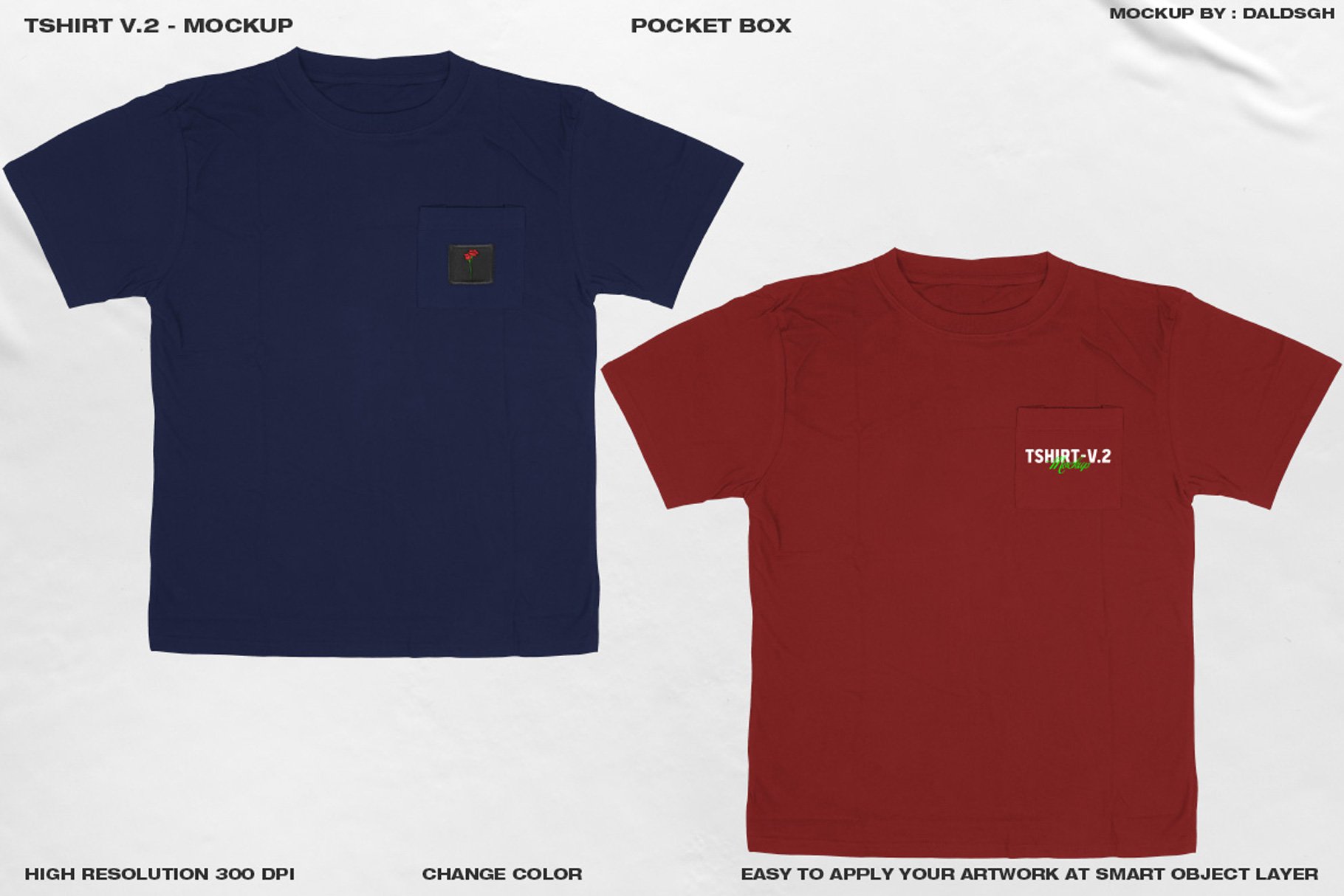 Tshirt V2 - Mockup - Design Cuts