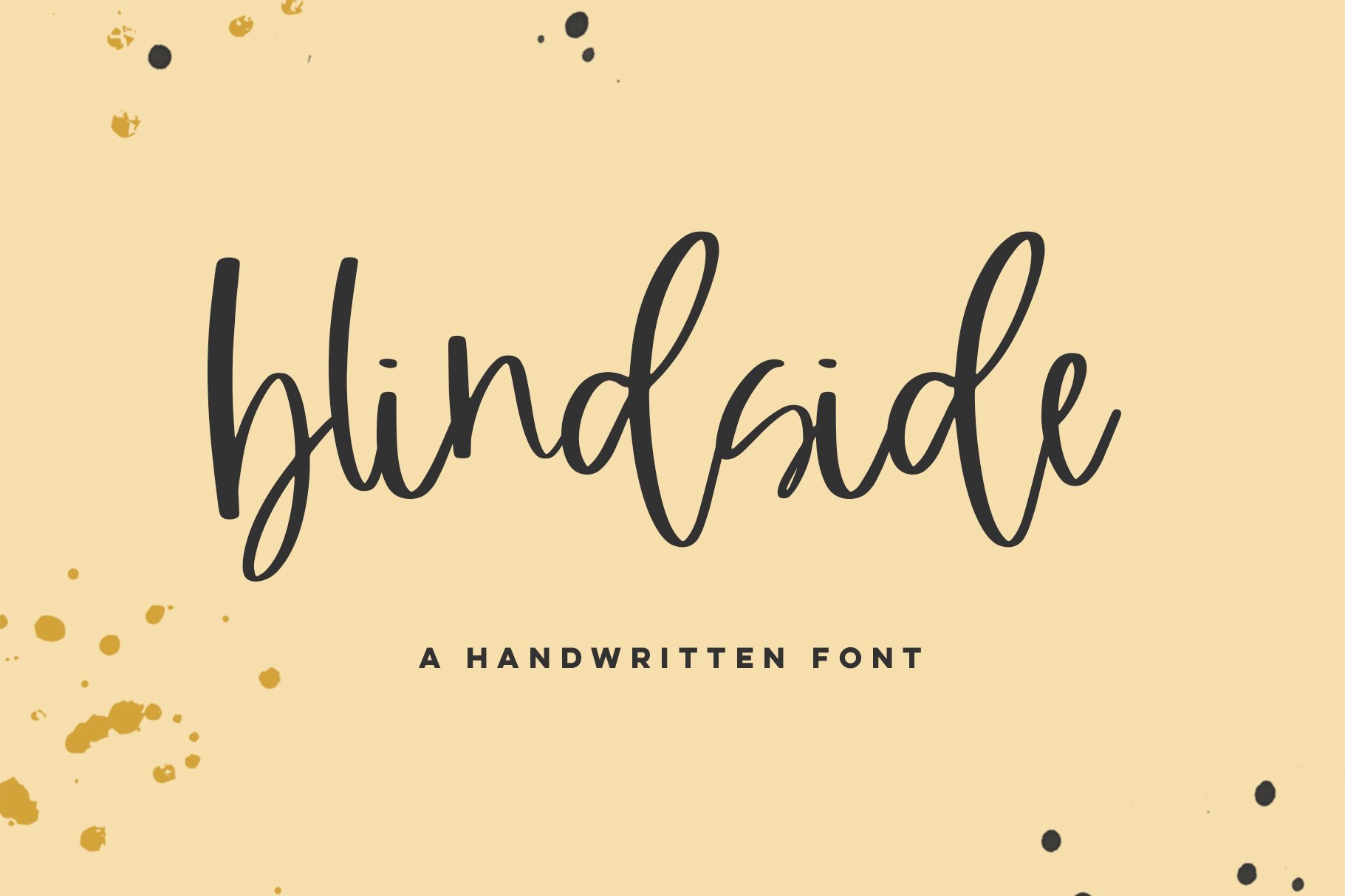 Blindside Script - Design Cuts