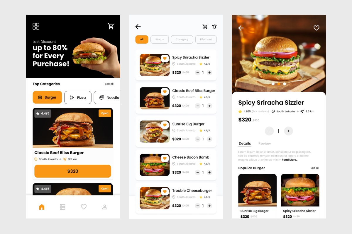 DashDine - Food Delivery Mobile App - Design Cuts