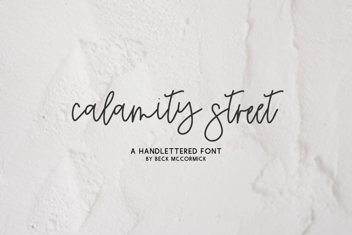 Calamity Street Script - Design Cuts