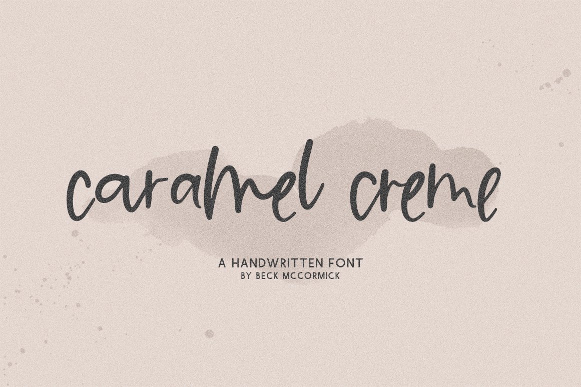 Caramel Creme Script - Design Cuts