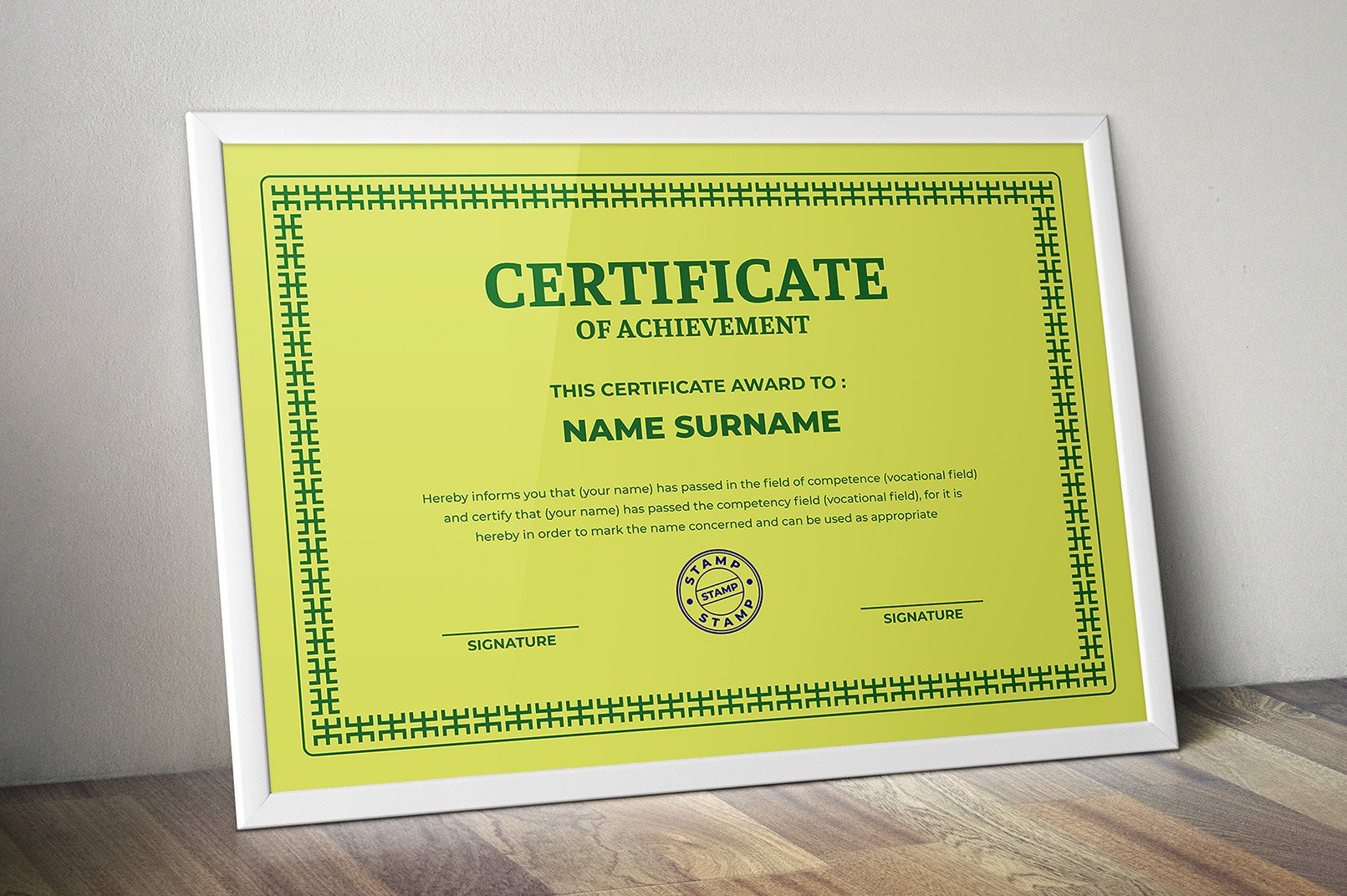 Certificate Template Set V001 - Design Cuts