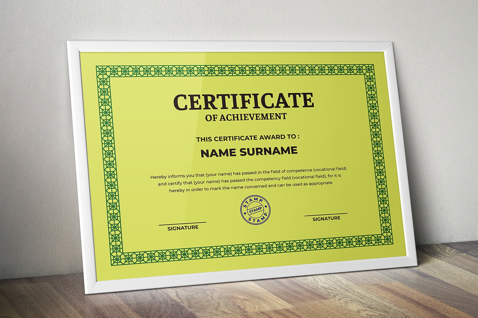 Certificate Template Set V007 - Design Cuts