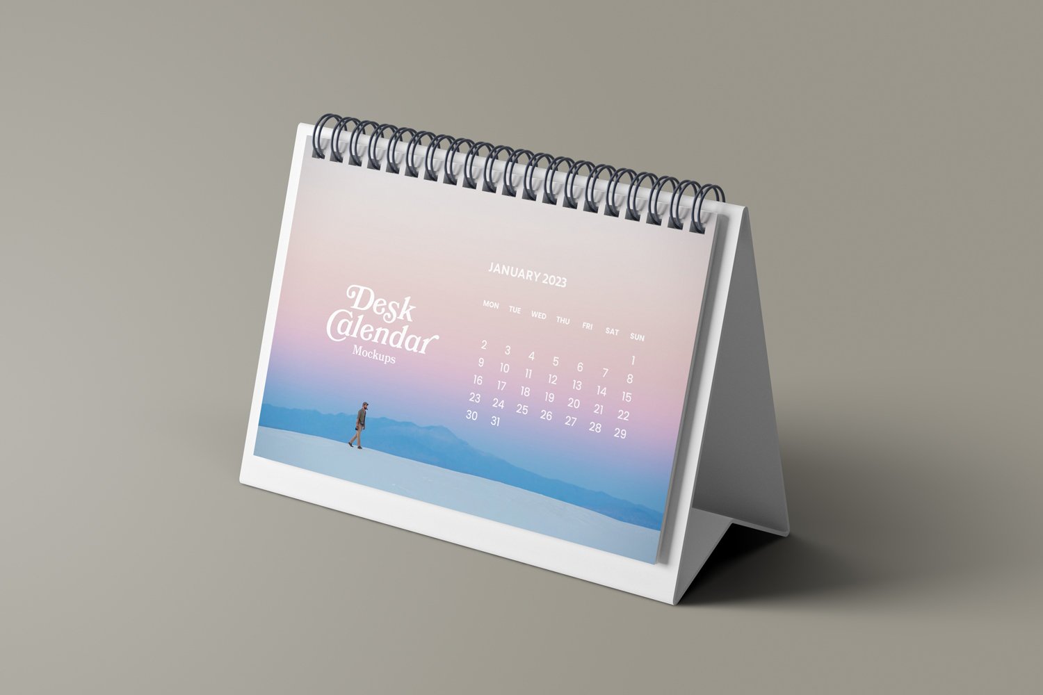 Desk Calendar Mockups - Design Cuts