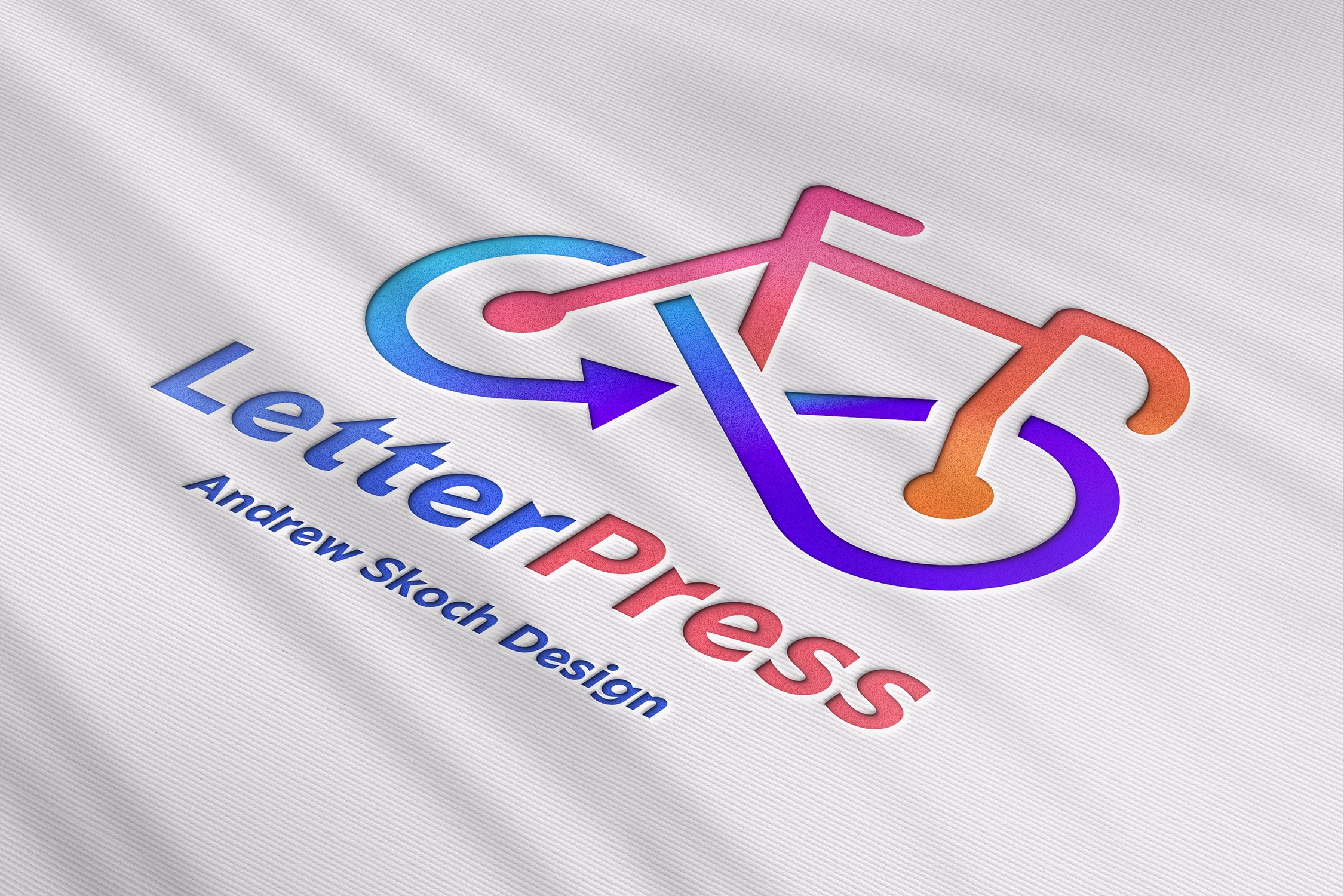 Letter Press Text & Logo Effect - Design Cuts