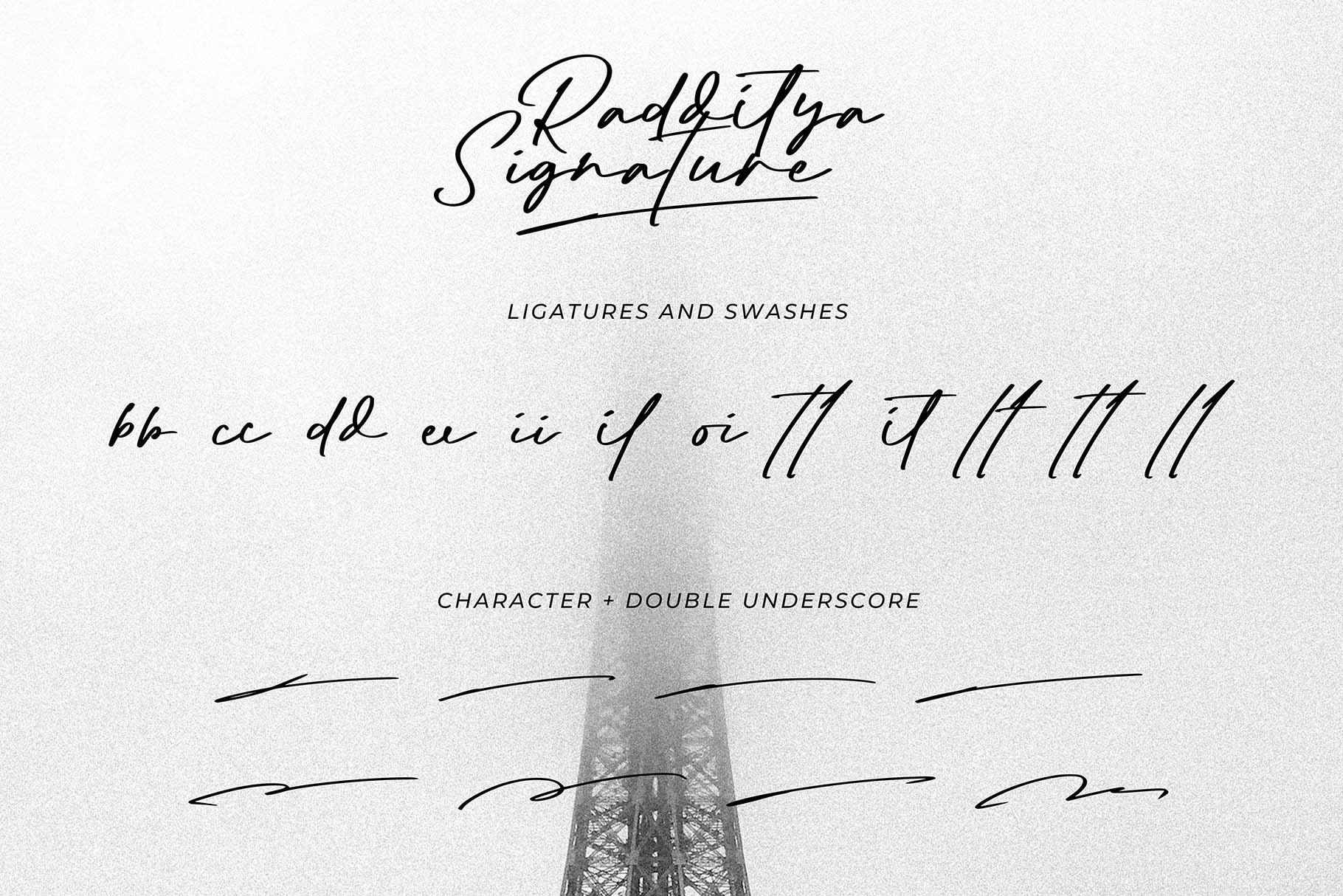 Radditya Signature - Elegant Font - Design Cuts