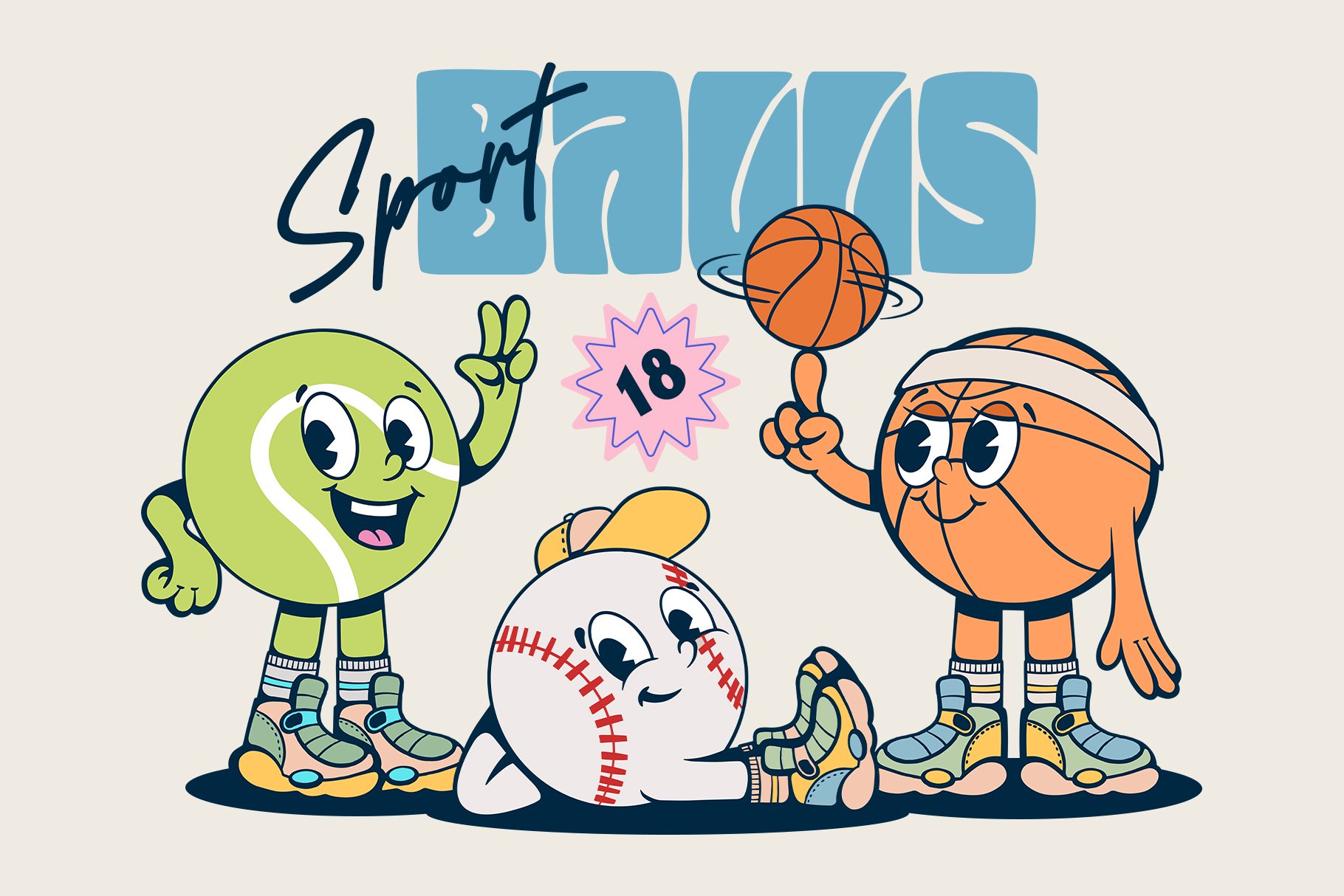 Love Sports SVG cutting files for scrapbooking sports balls