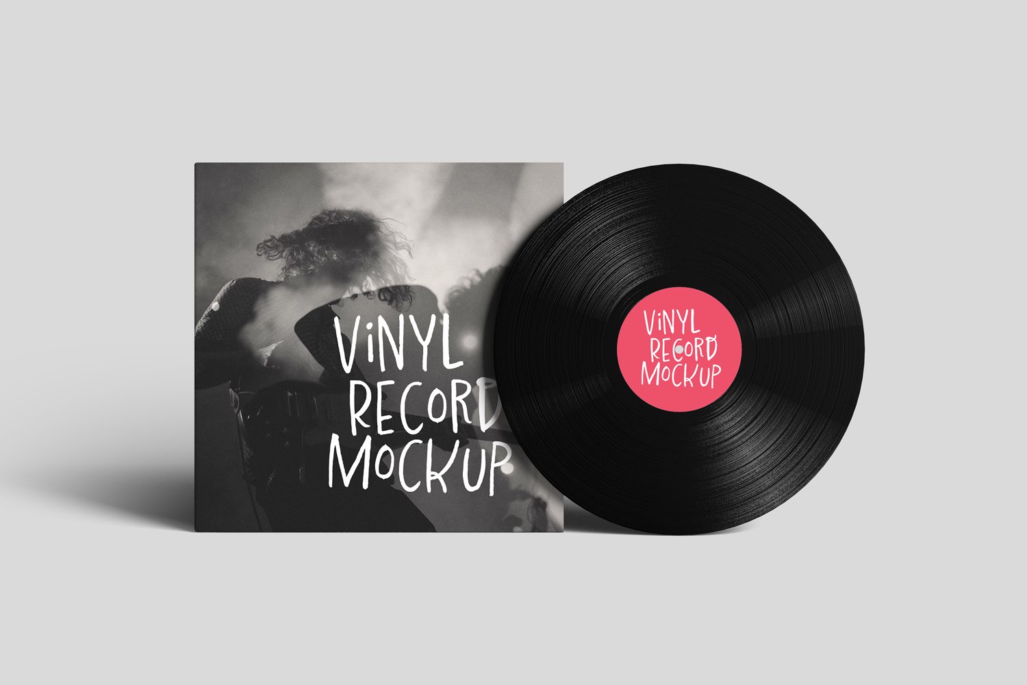 Vinyl Record Cover Mockups - Design Cuts