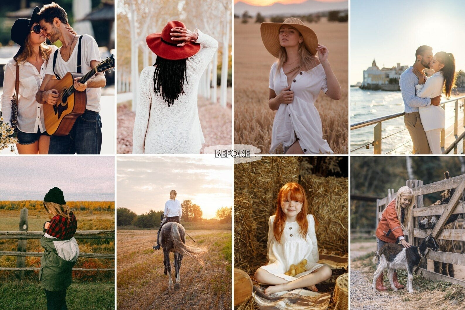 10 Mobile Lightroom Presets Golden Hour - Design Cuts