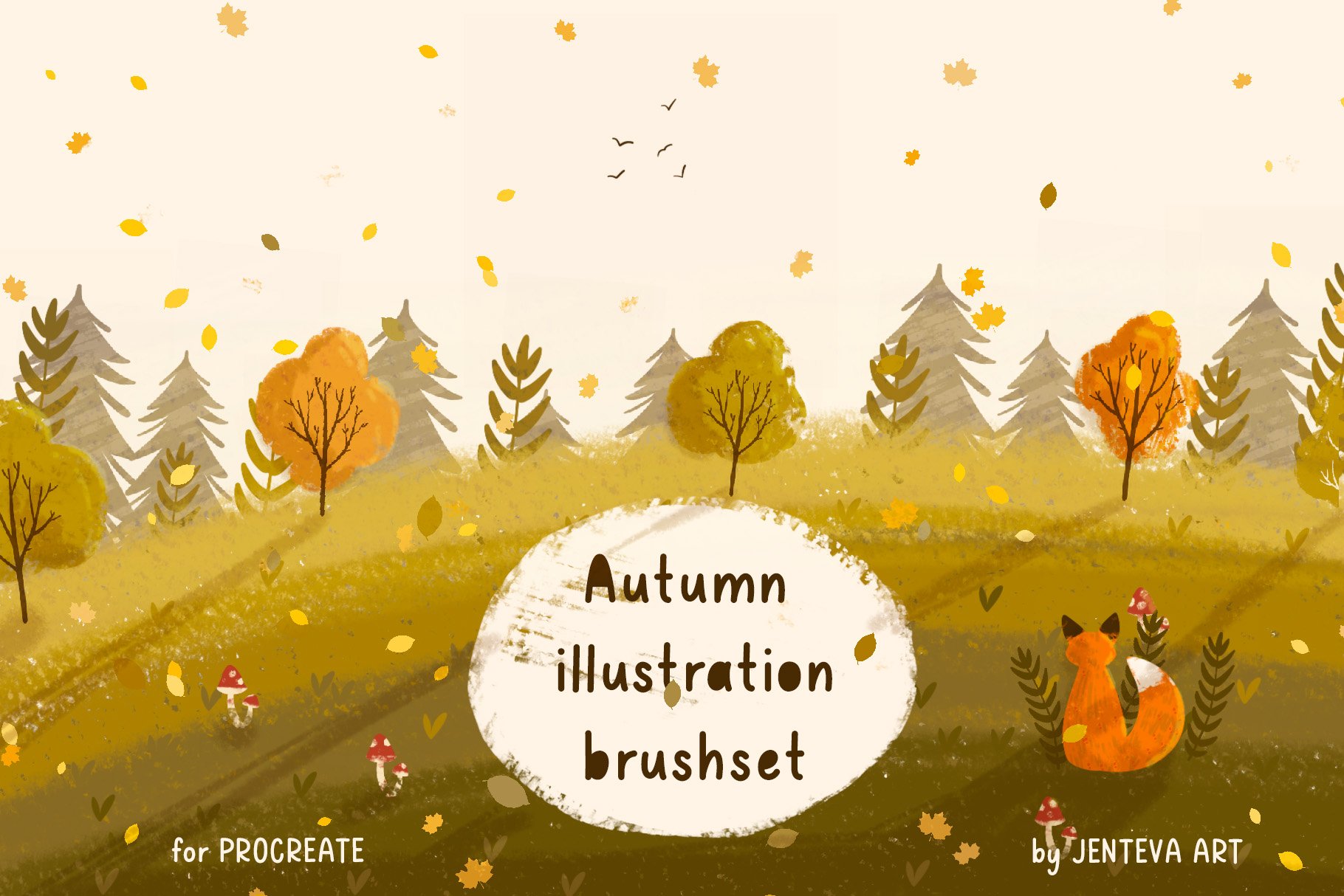 29 Procreate Autumn Brushset - Design Cuts