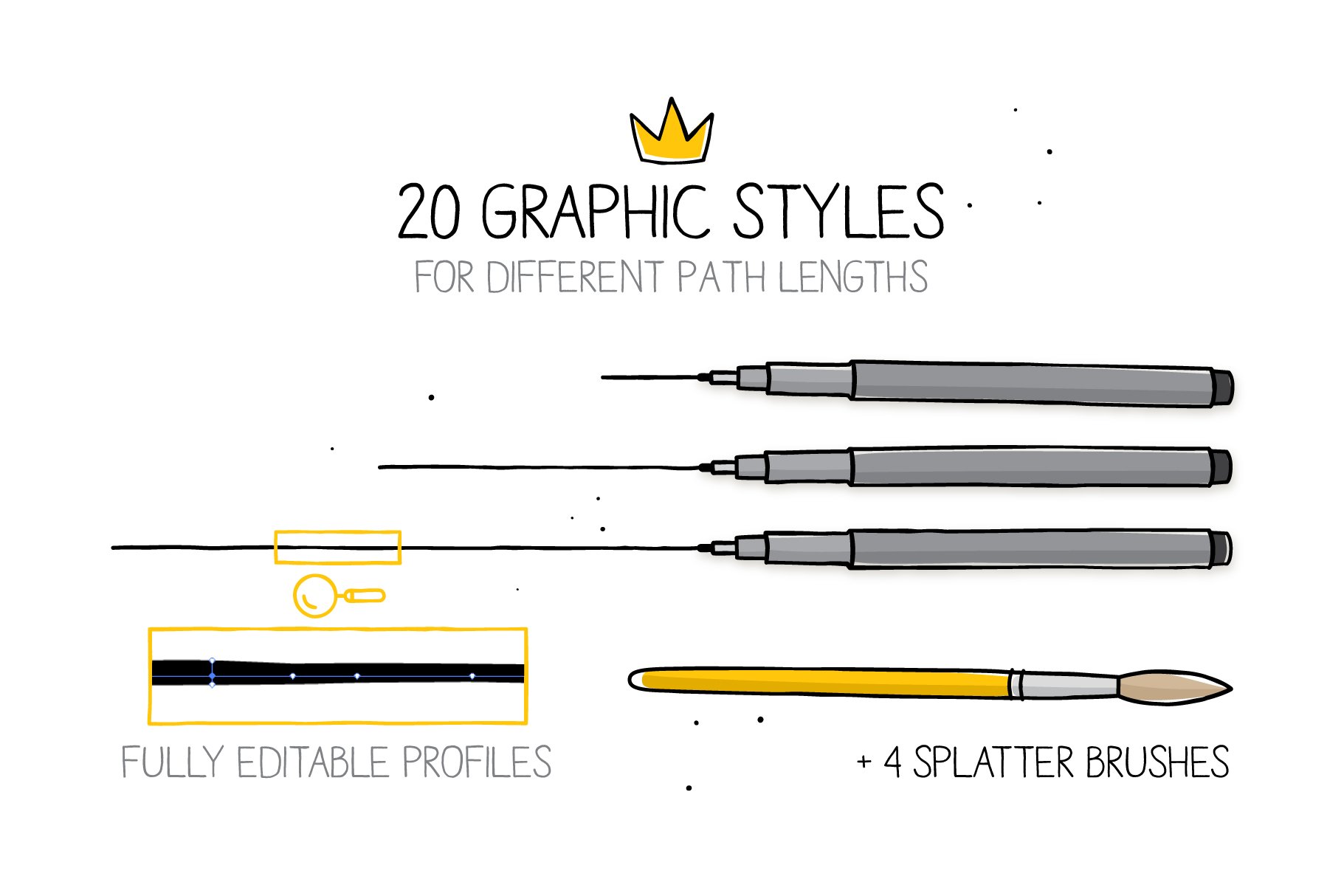 AI Hand Drawn Styles And Brushes - Design Cuts