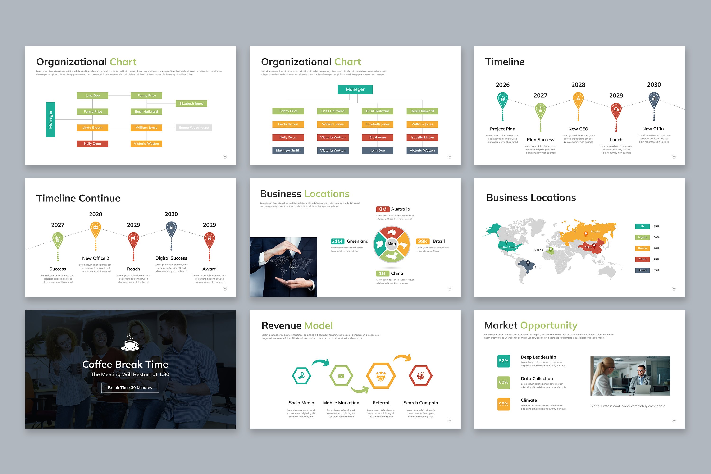 Simple And Modern Presentation Template - Design Cuts