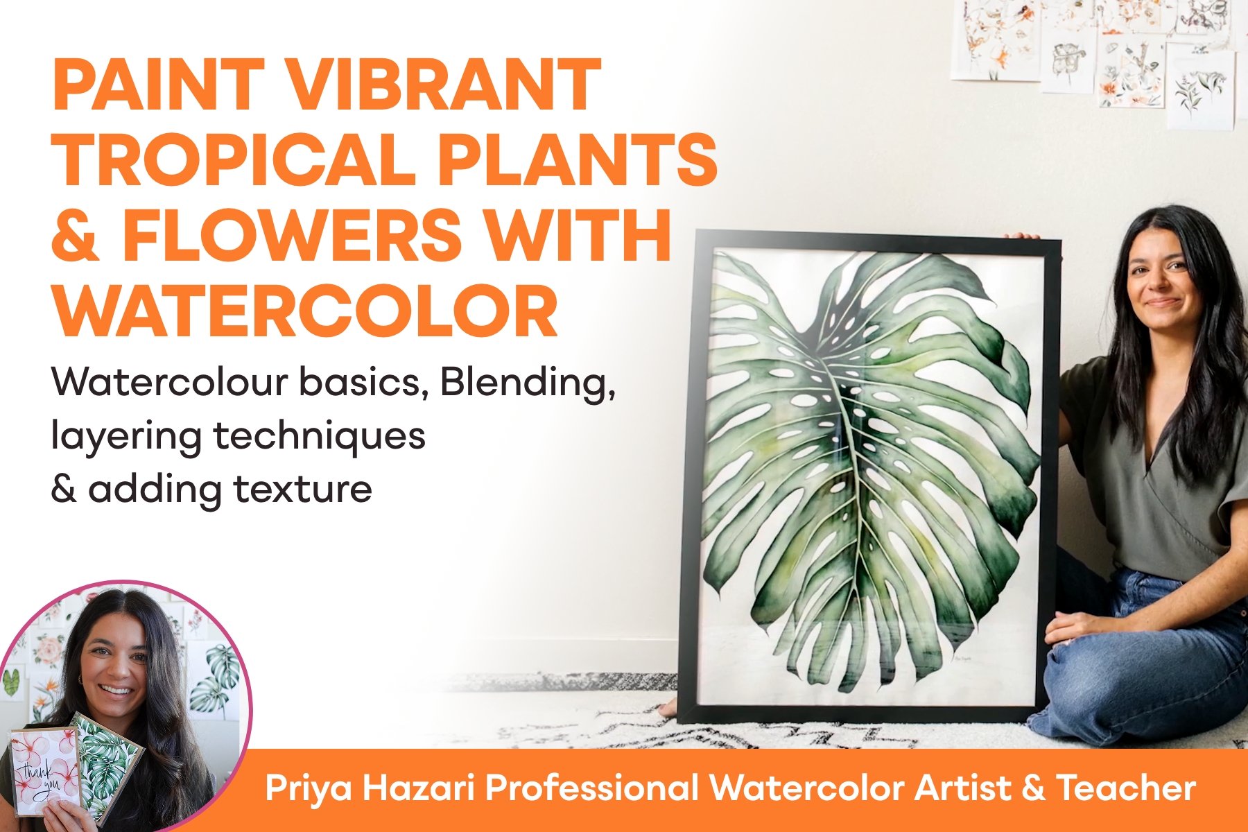 Loose Watercolor Florals: Learn To Paint Easy Flower Compositions