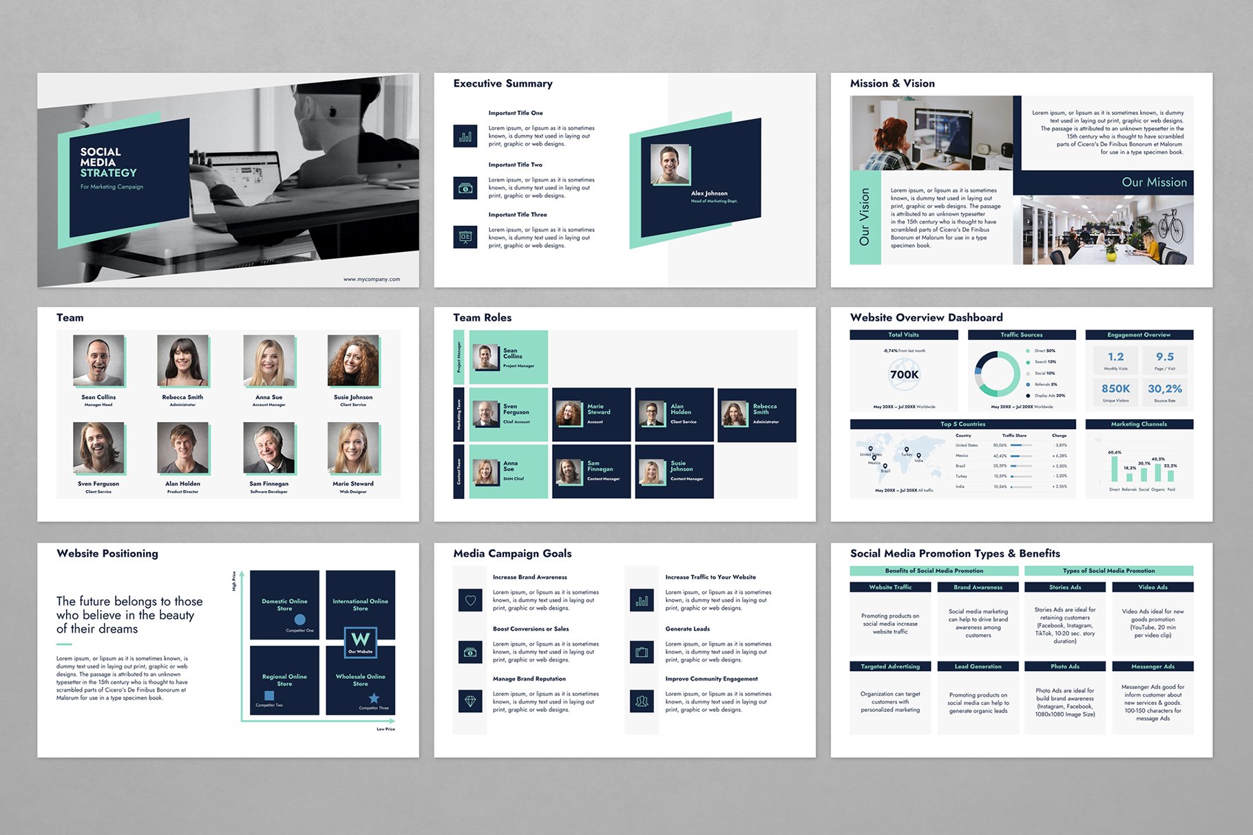 Web Project Proposal Powerpoint Template - Design Cuts