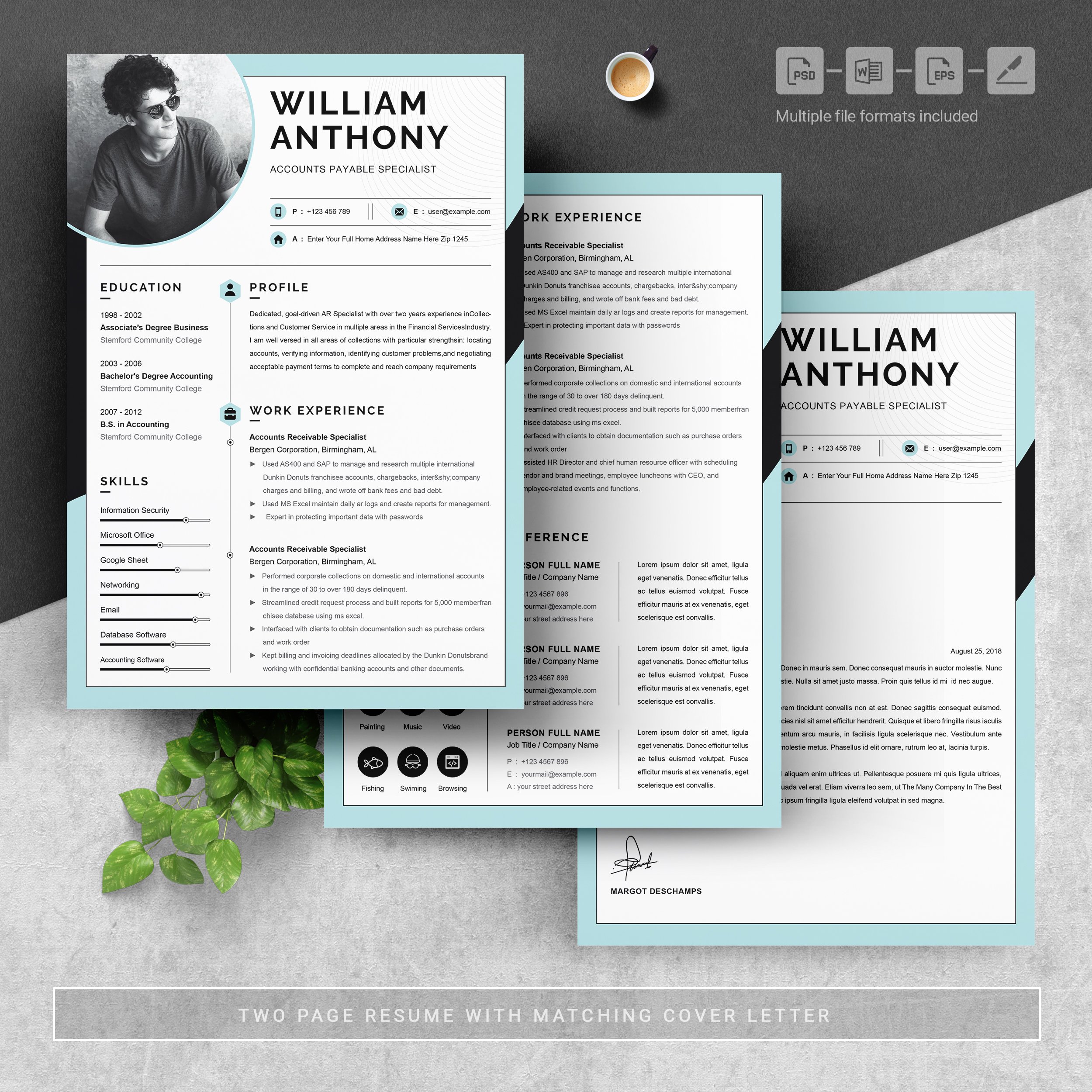 Modern Resume Template 16 - Design Cuts