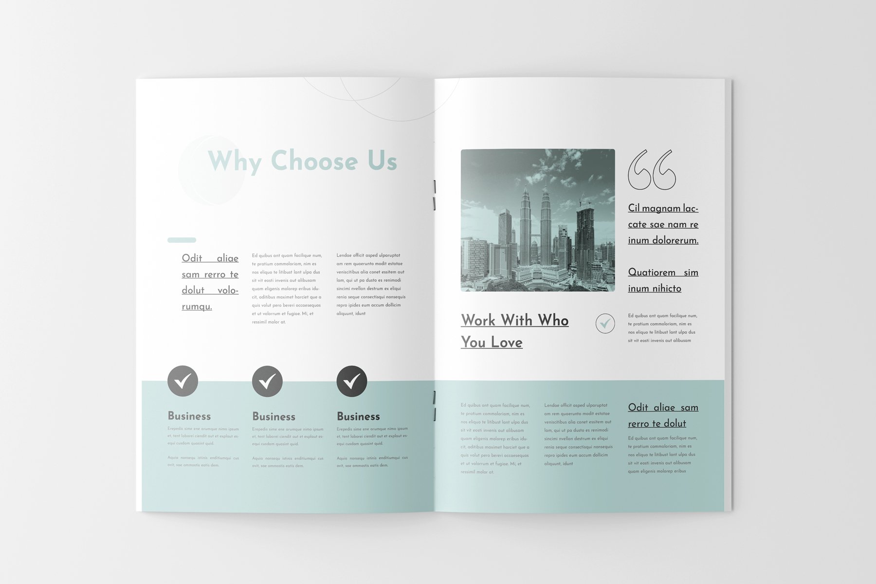 Company Profile Template - 16 Page Brochure - Design Cuts