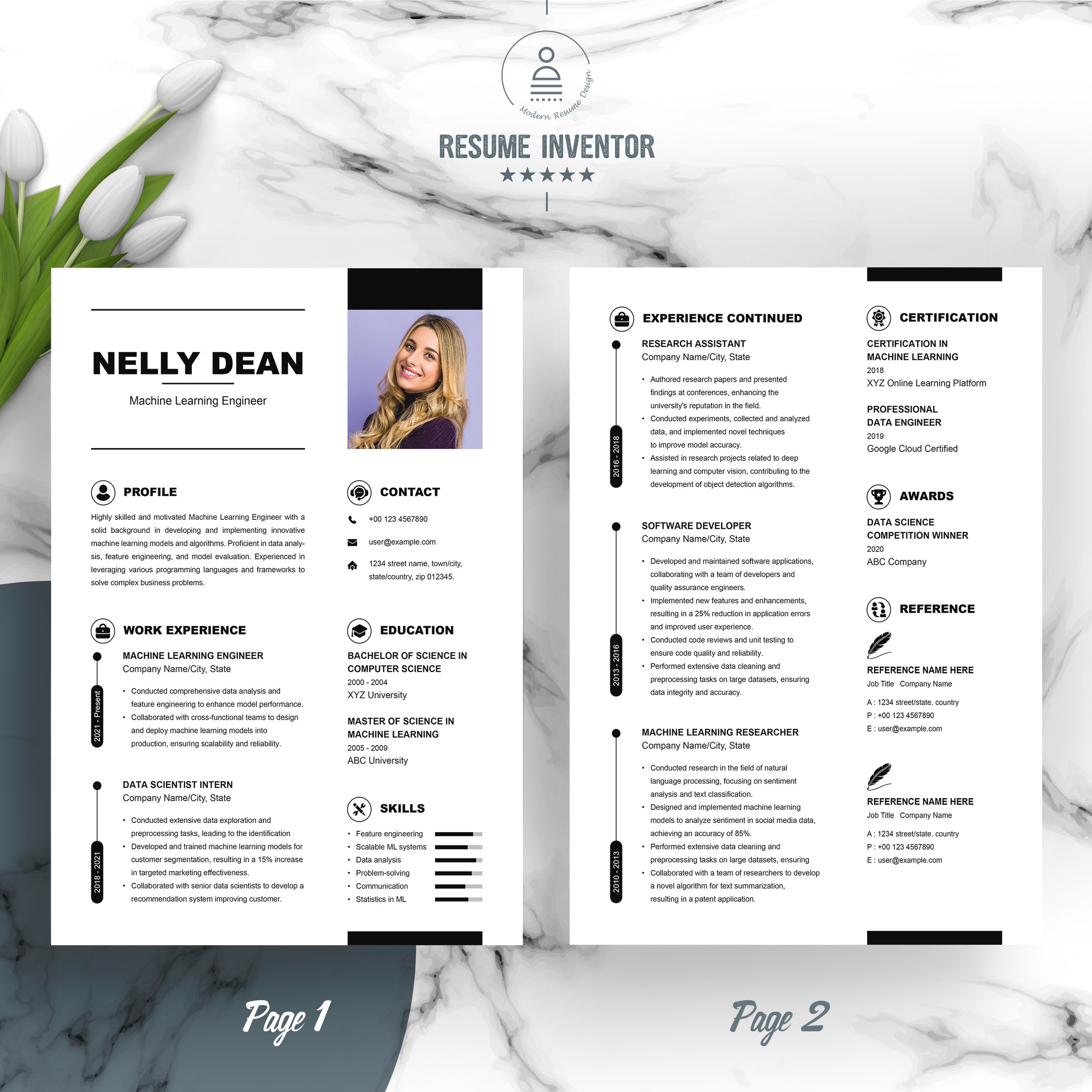 CV Template Resume Template 12 - Design Cuts