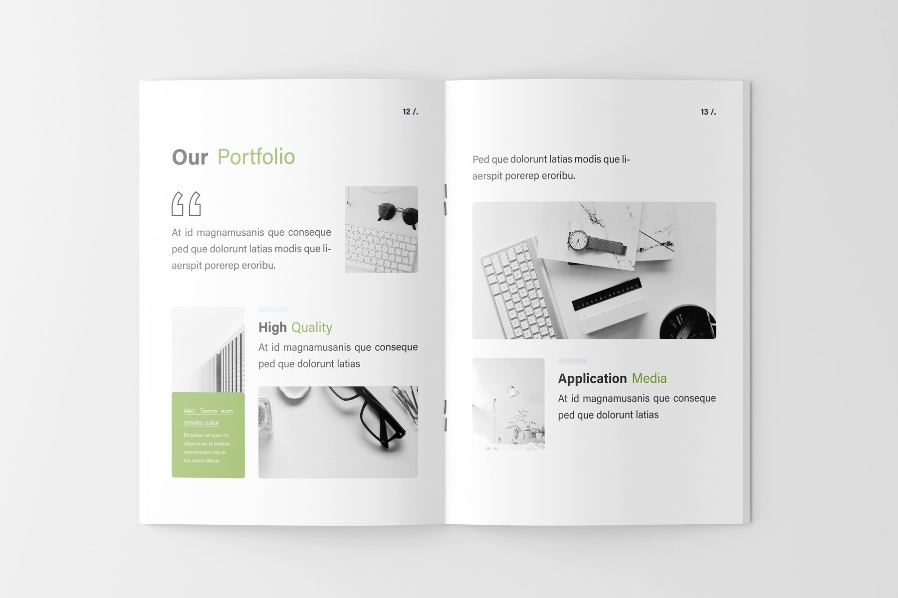 Company Profile - Brochure Design Template 2 - Design Cuts