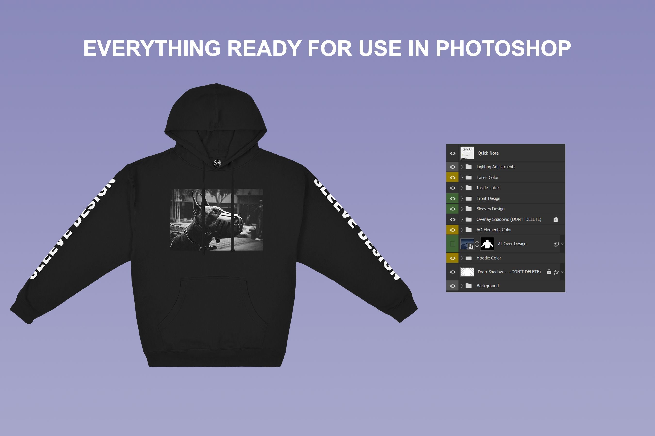 PRO Hoodie Mockup INDEPENDENT SS4500 - Design Cuts