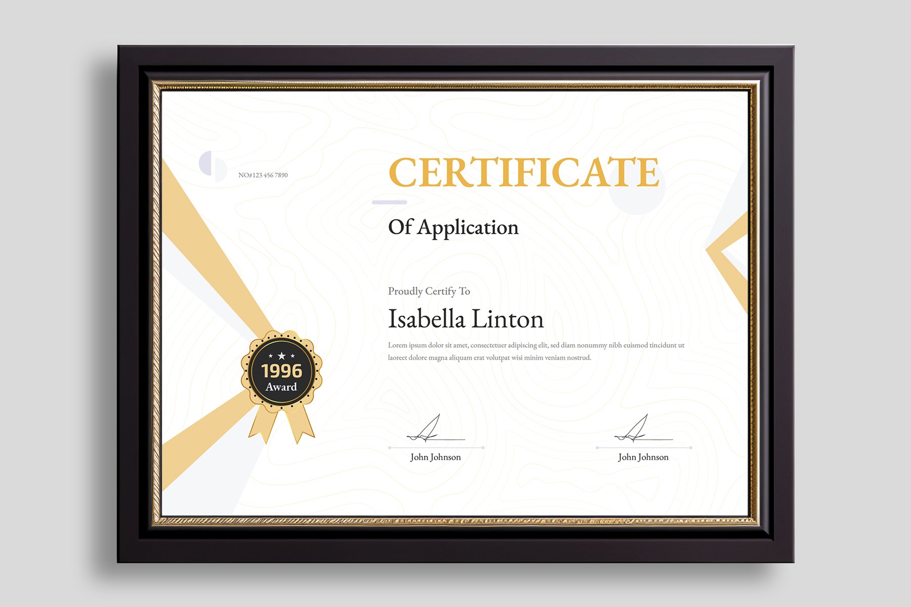 Certificate Template 4 - Design Cuts