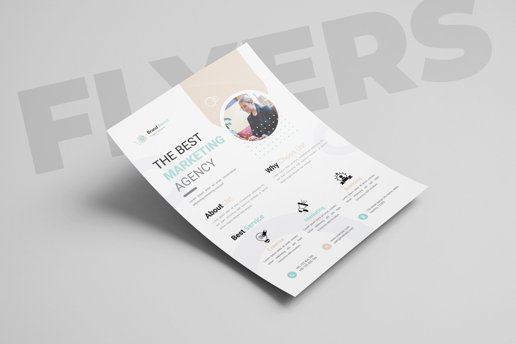 Marketing Agency - Flyer Template - Design Cuts