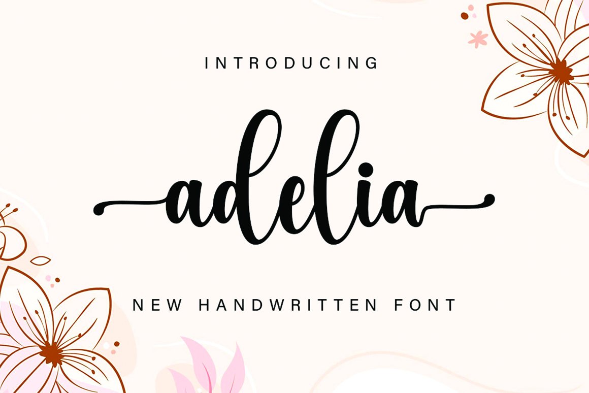 Adelia Script - Design Cuts