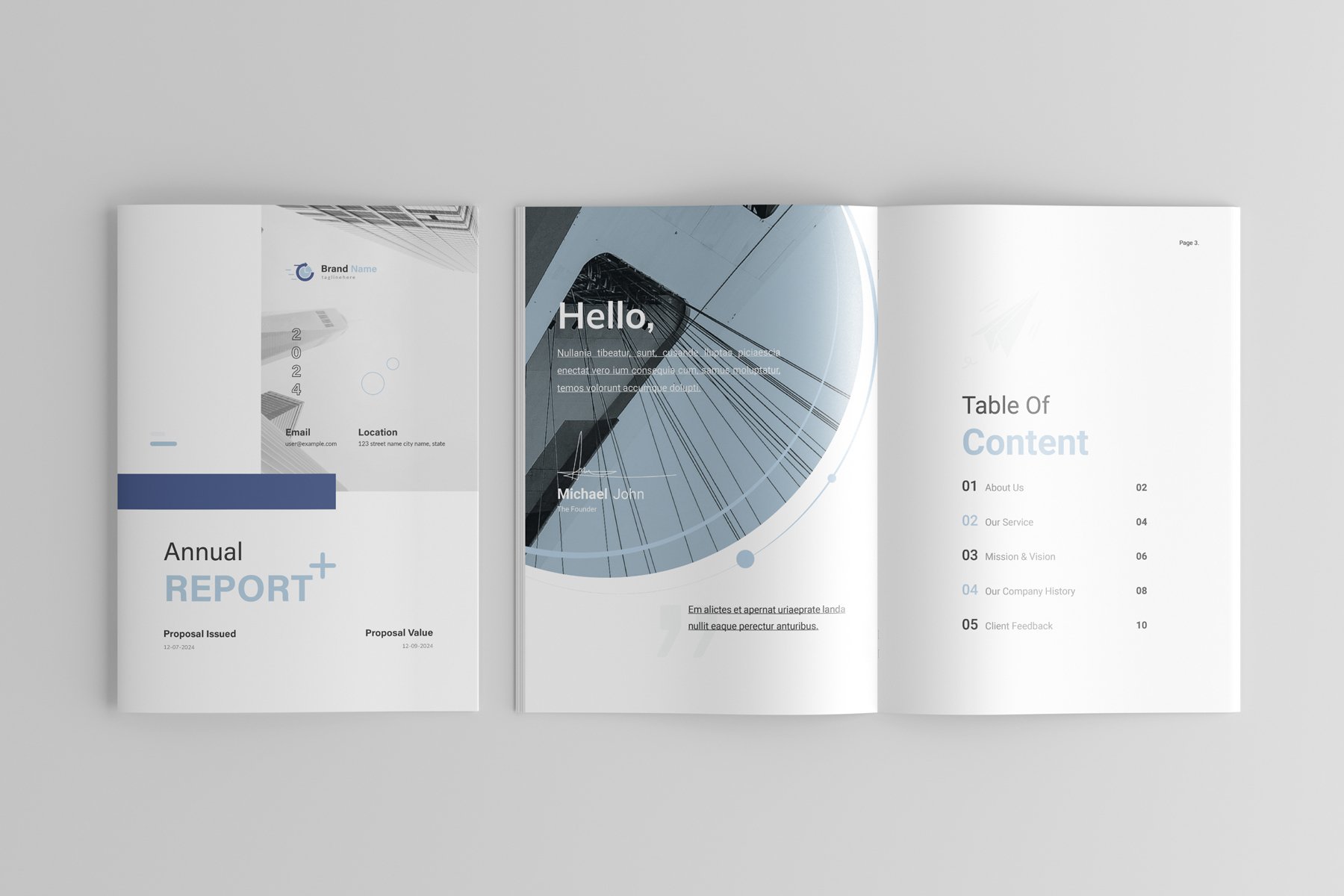 Annual Report Template 2 - Design Cuts