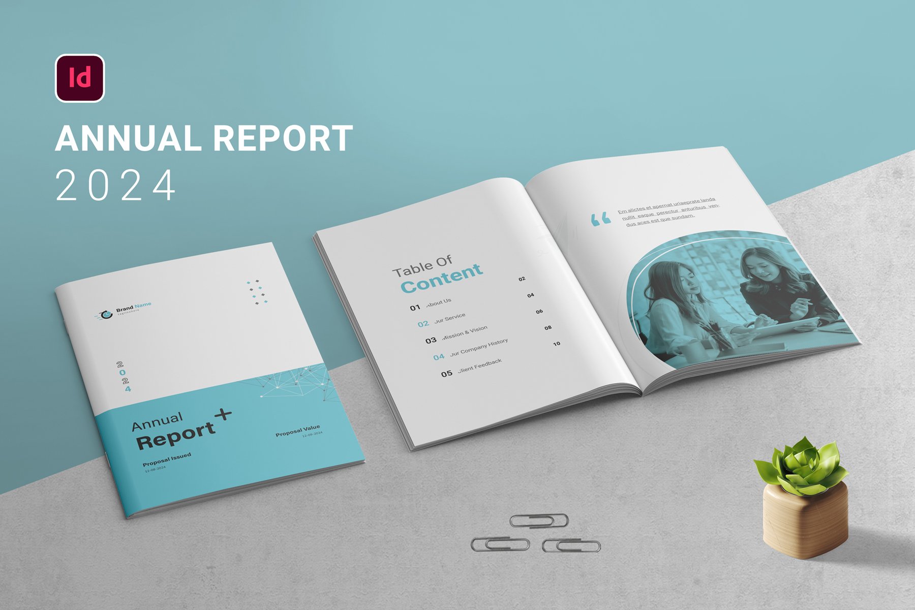 Annual Report Template - Design Cuts