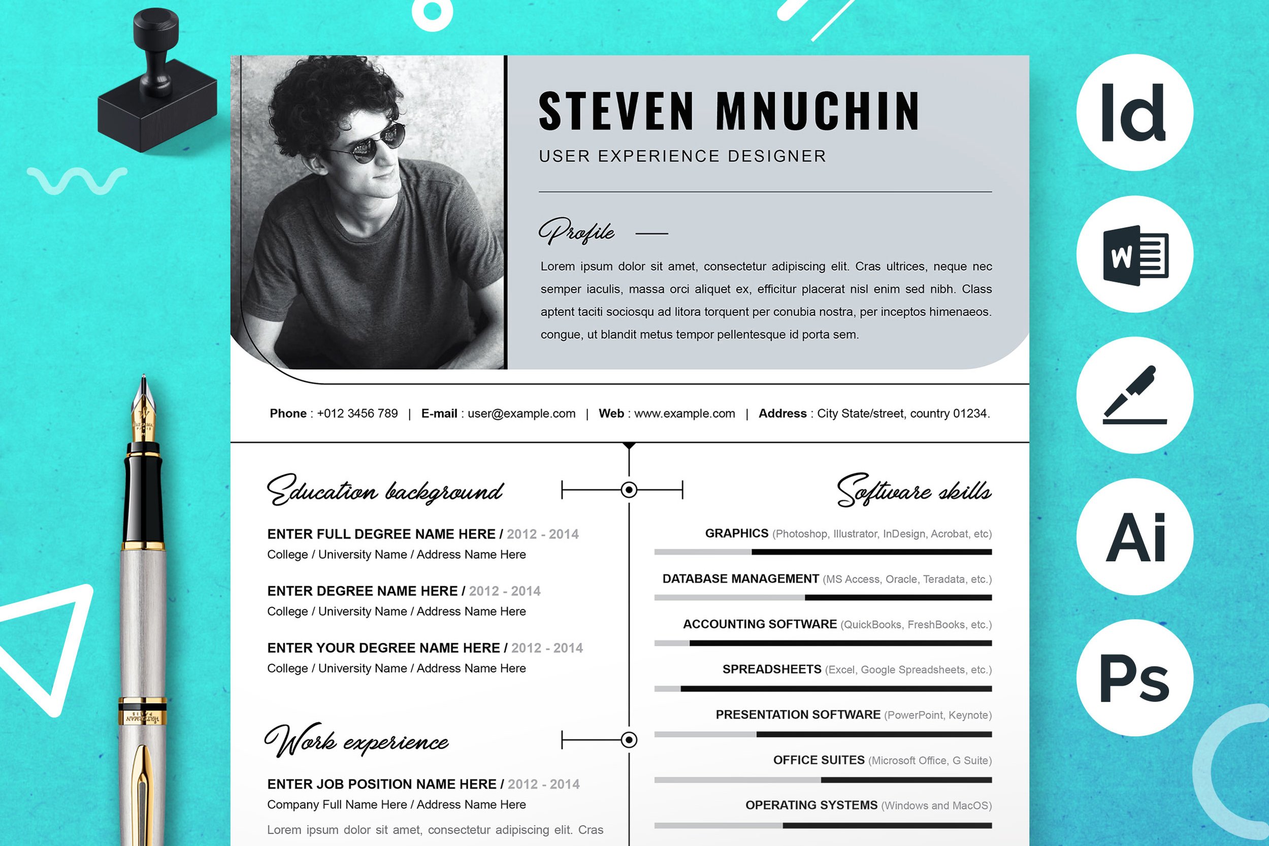 Creative Resume Template 8 - Design Cuts