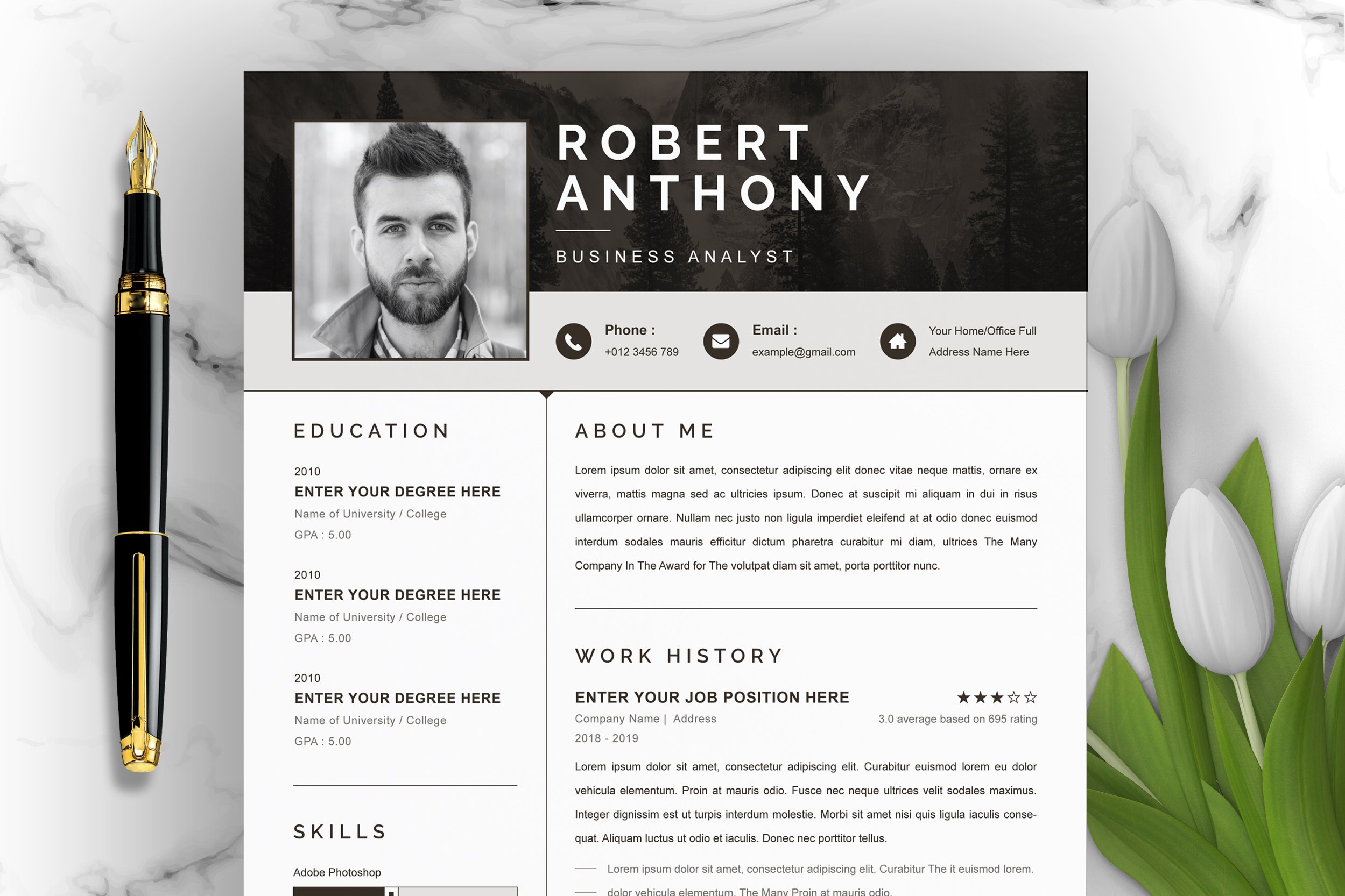 Resume Template 22 - Design Cuts