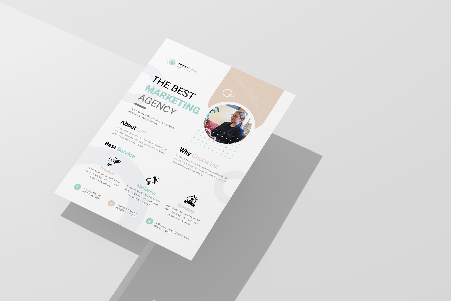 Marketing Agency - Flyer Template - Design Cuts