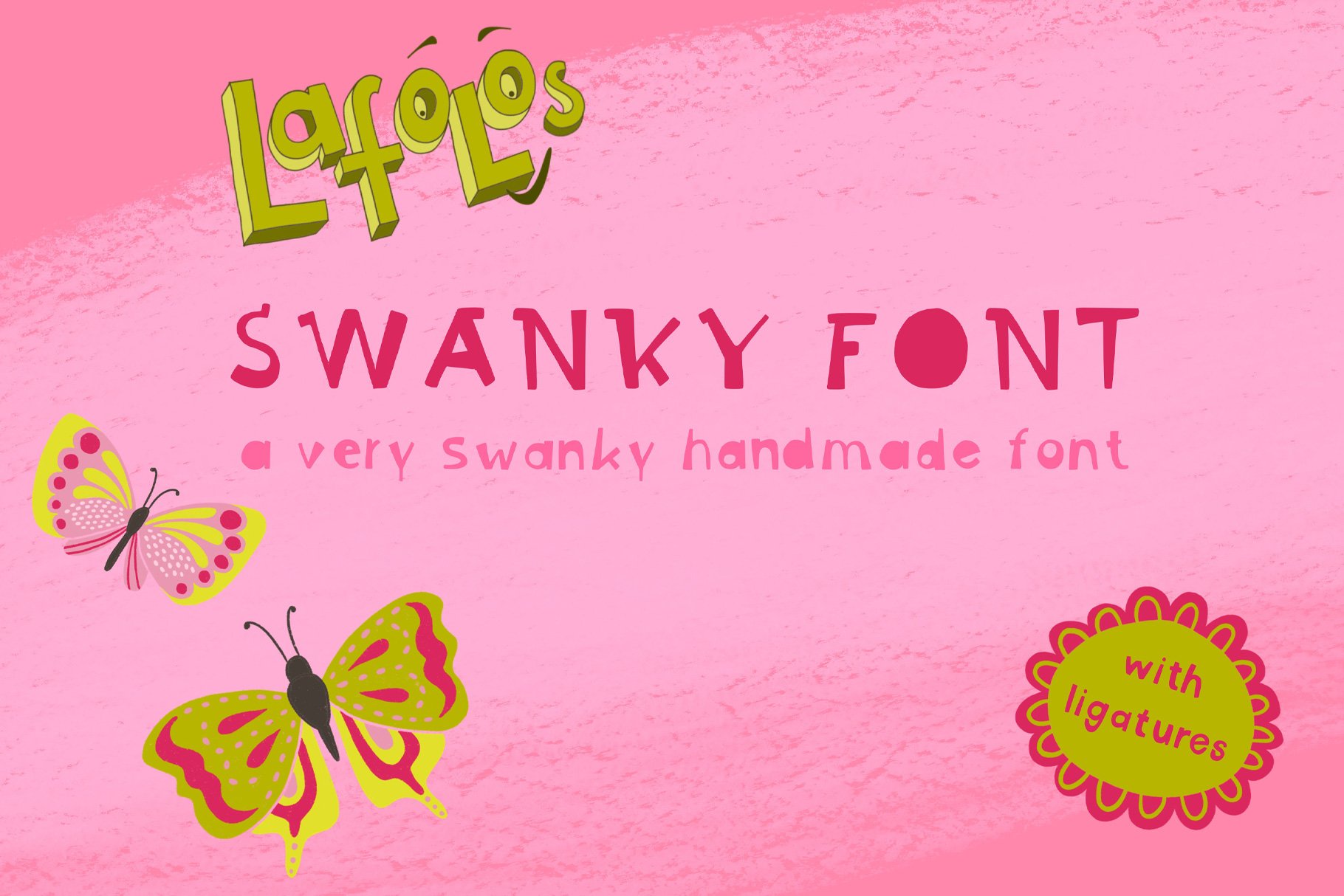 LAFOLOs Swanky Font - Design Cuts