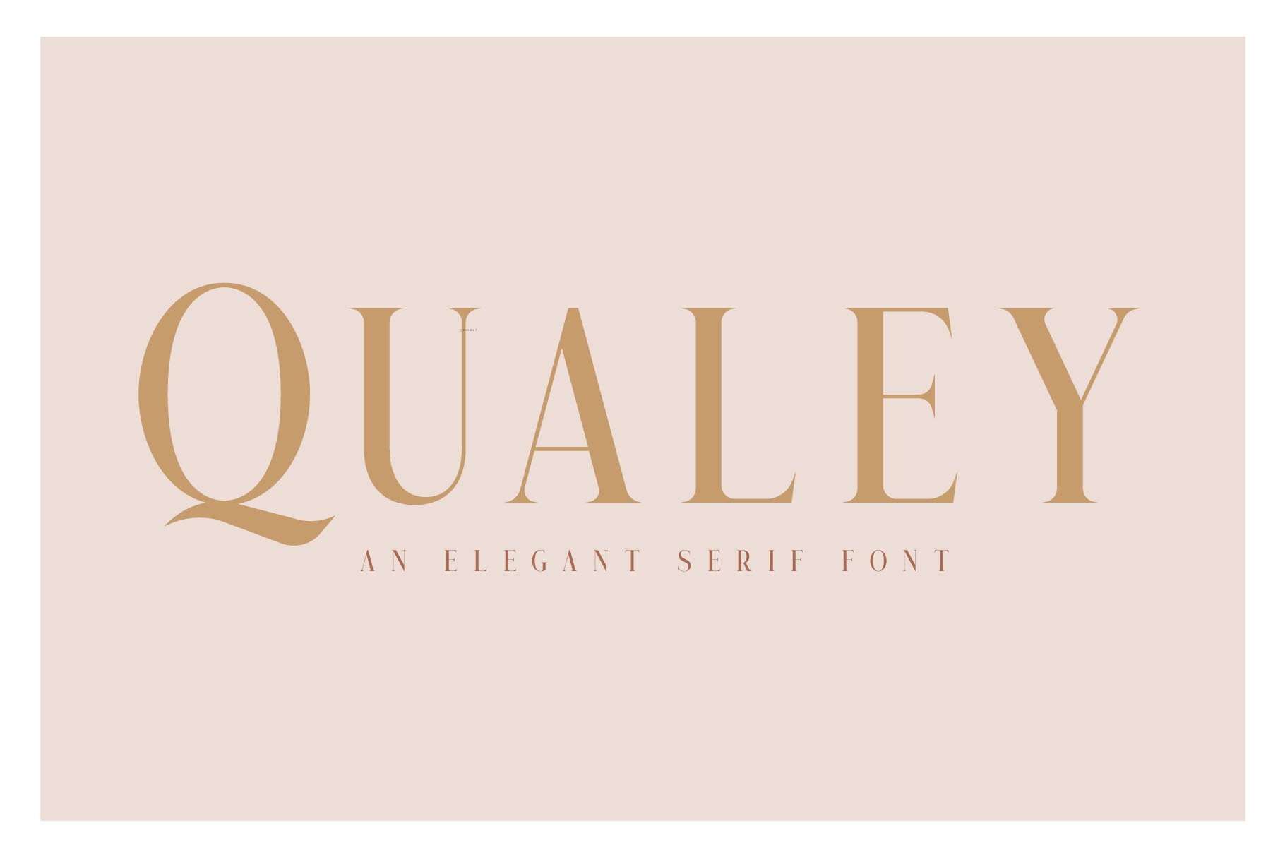 Qualey – Elegant Serif Font - Design Cuts