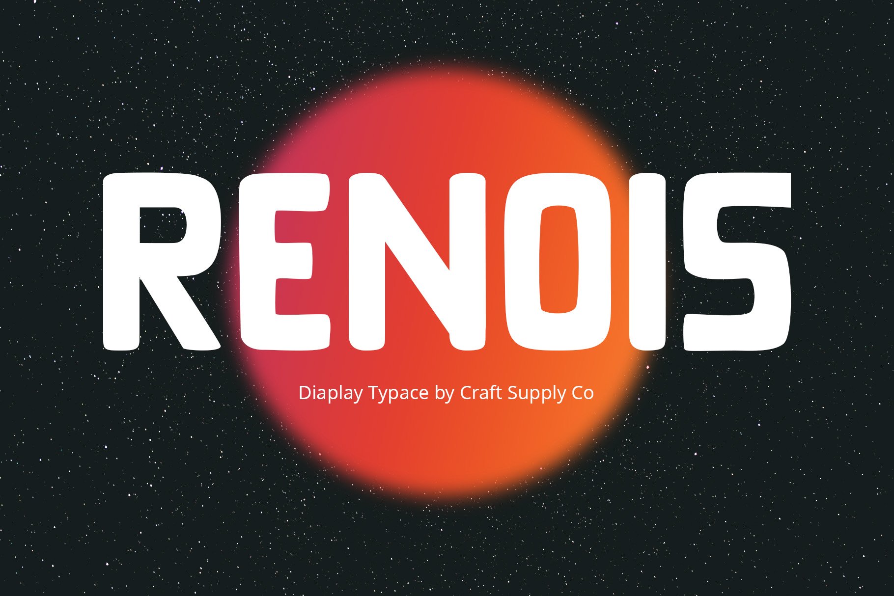 Renois – Display Sans Serif - Design Cuts