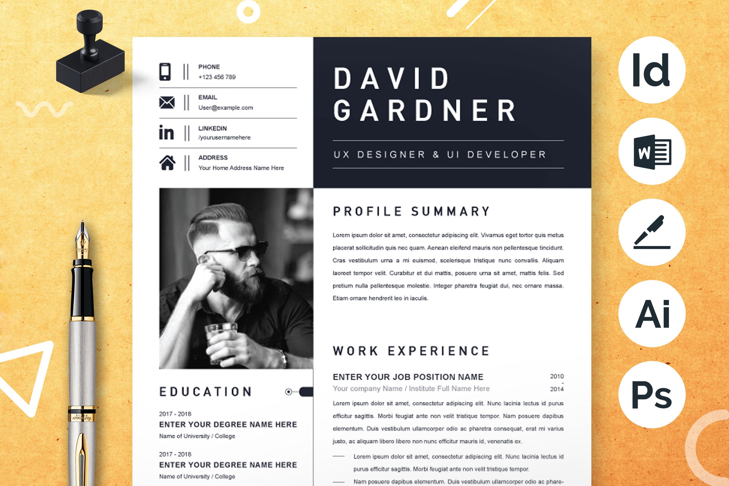 Resume Template 21 - Design Cuts