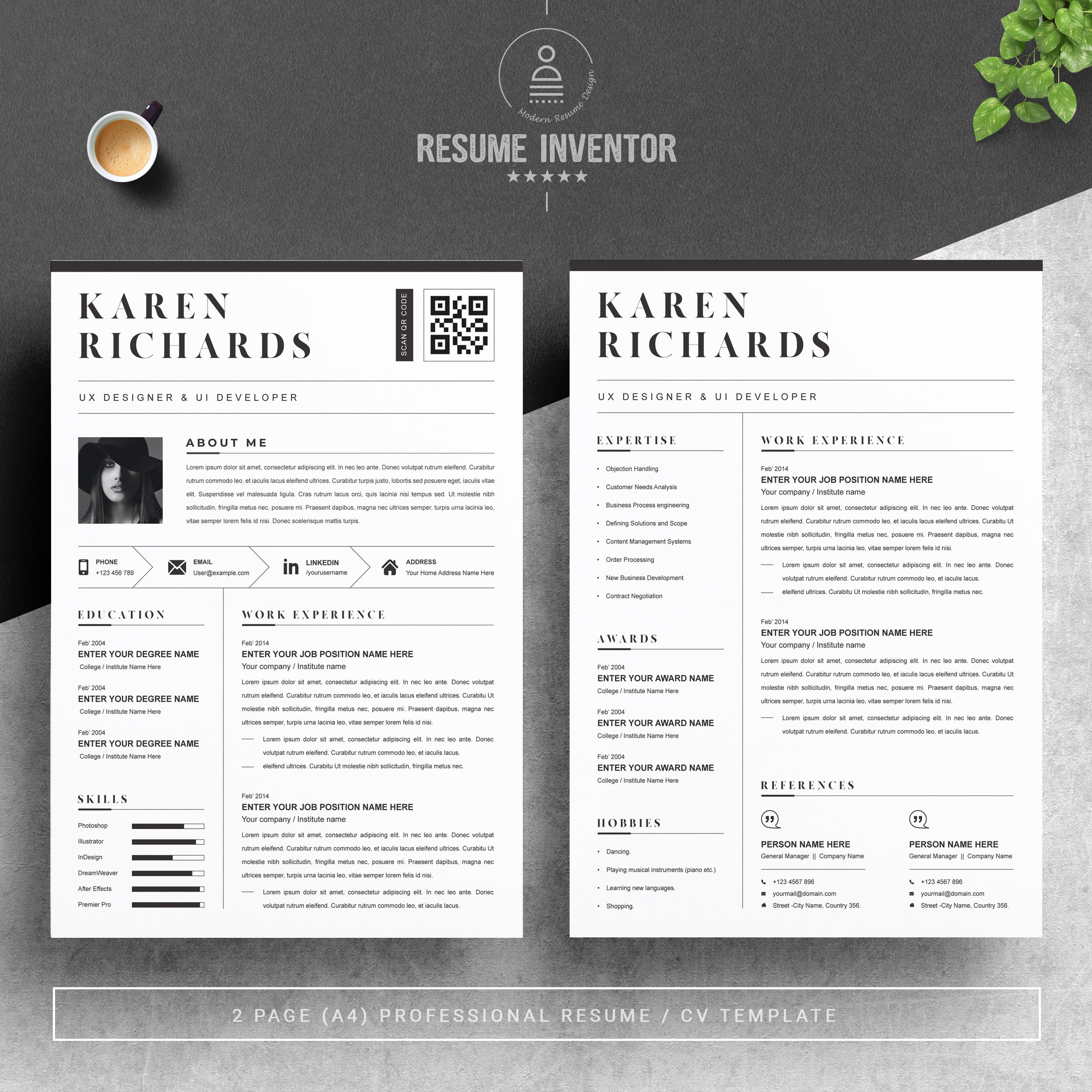 CV Template Resume Template 7 - Design Cuts