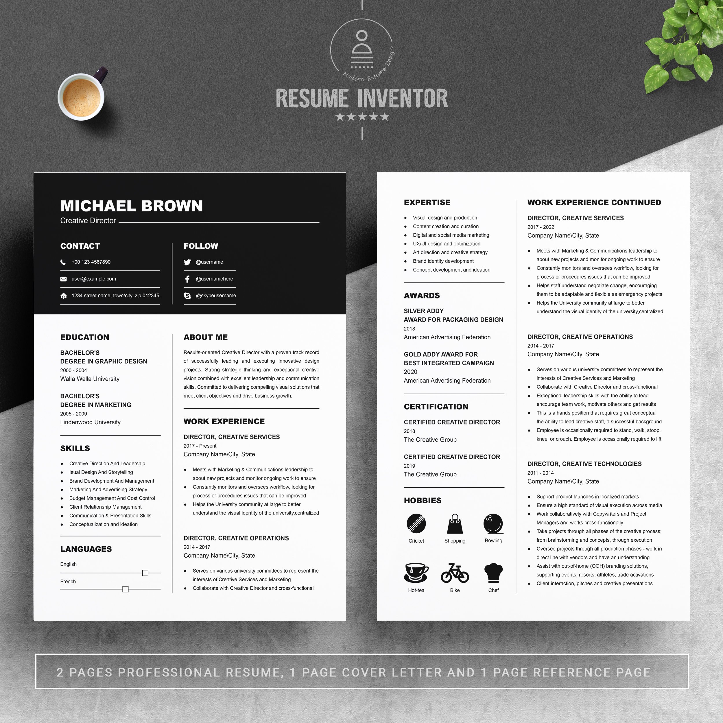 Creative Resume | Modern CV Template 5 - Design Cuts