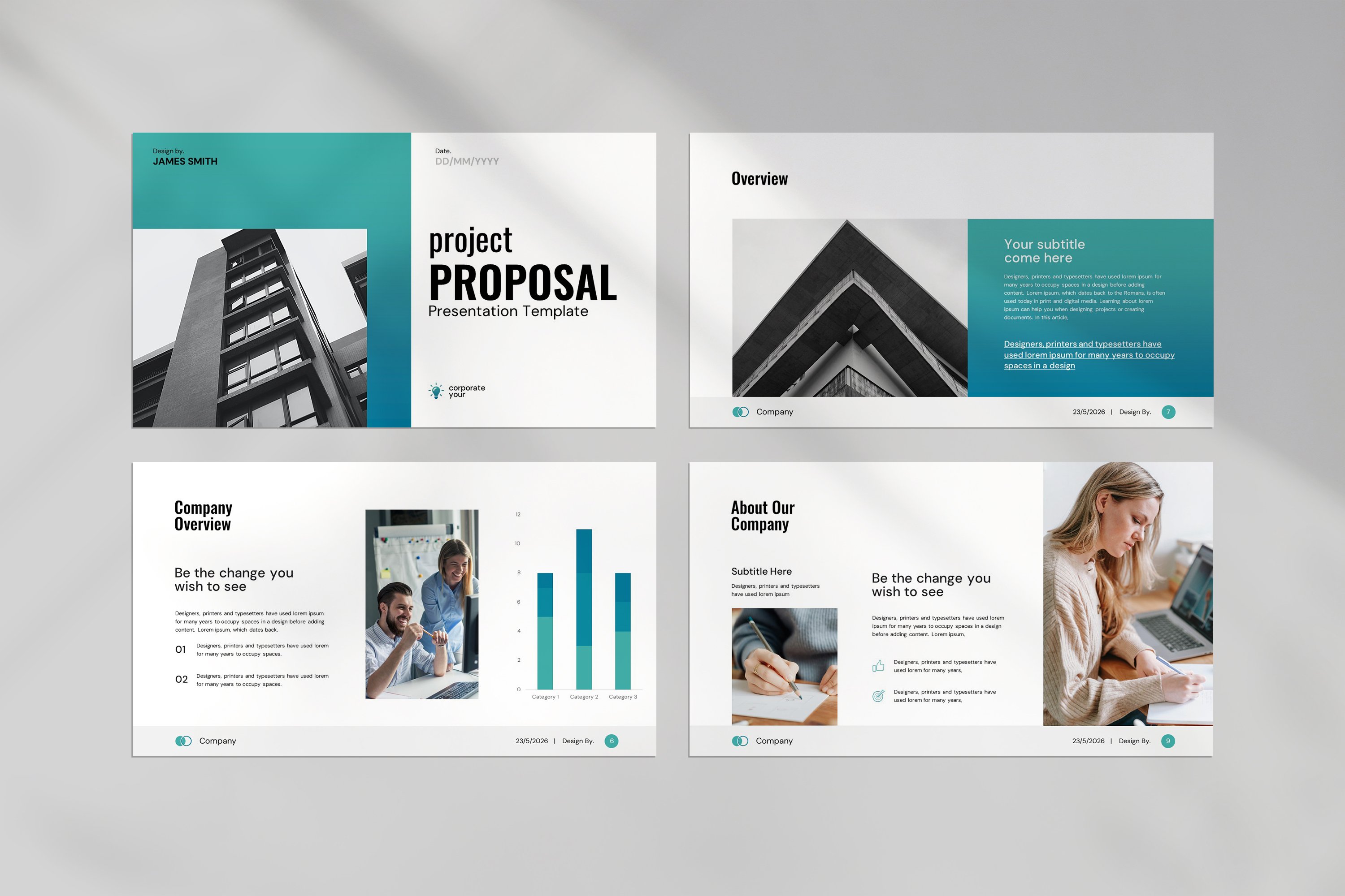 Project Proposal Presentation Template 2 - Design Cuts