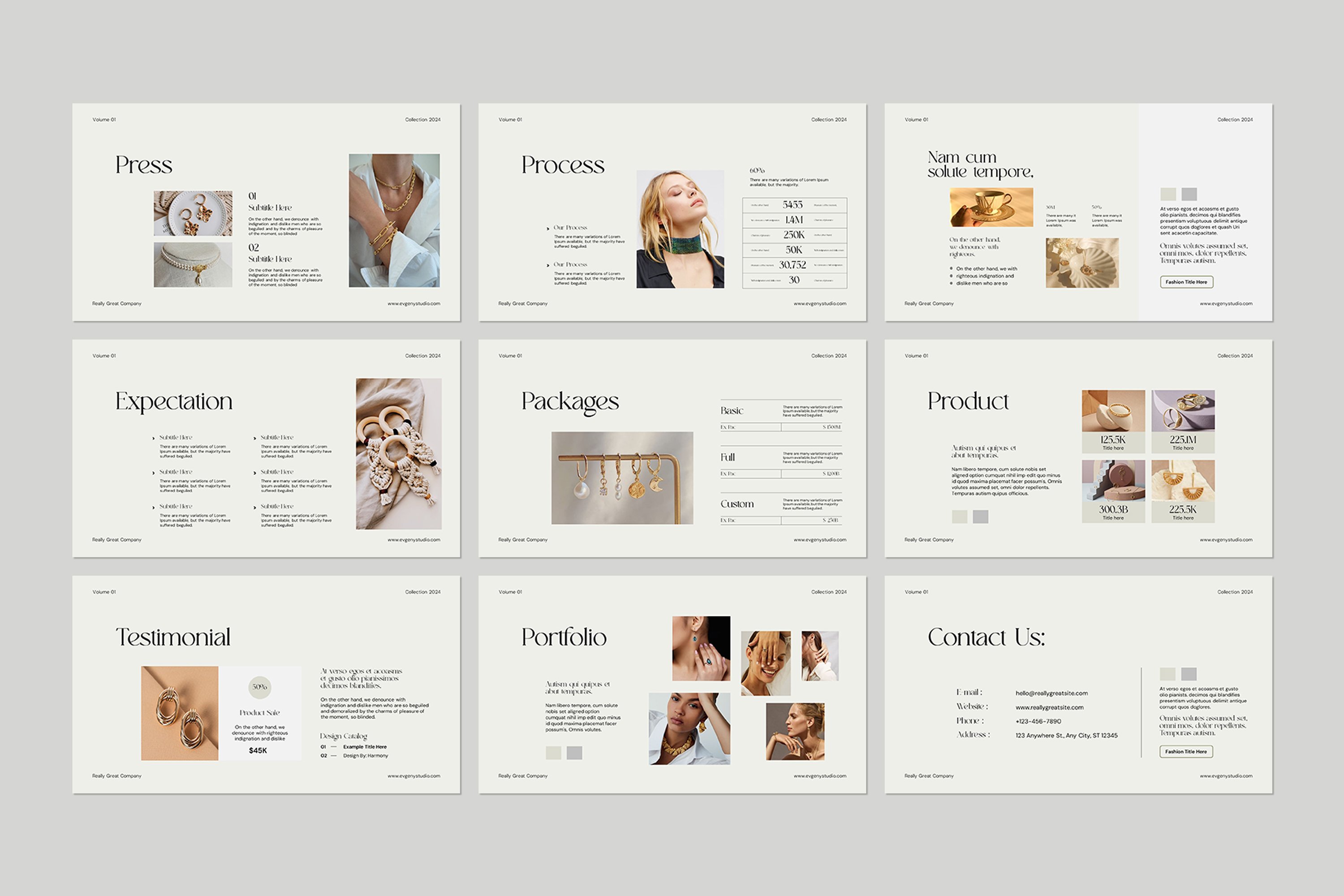 Design Catalog Presentation Template - Design Cuts