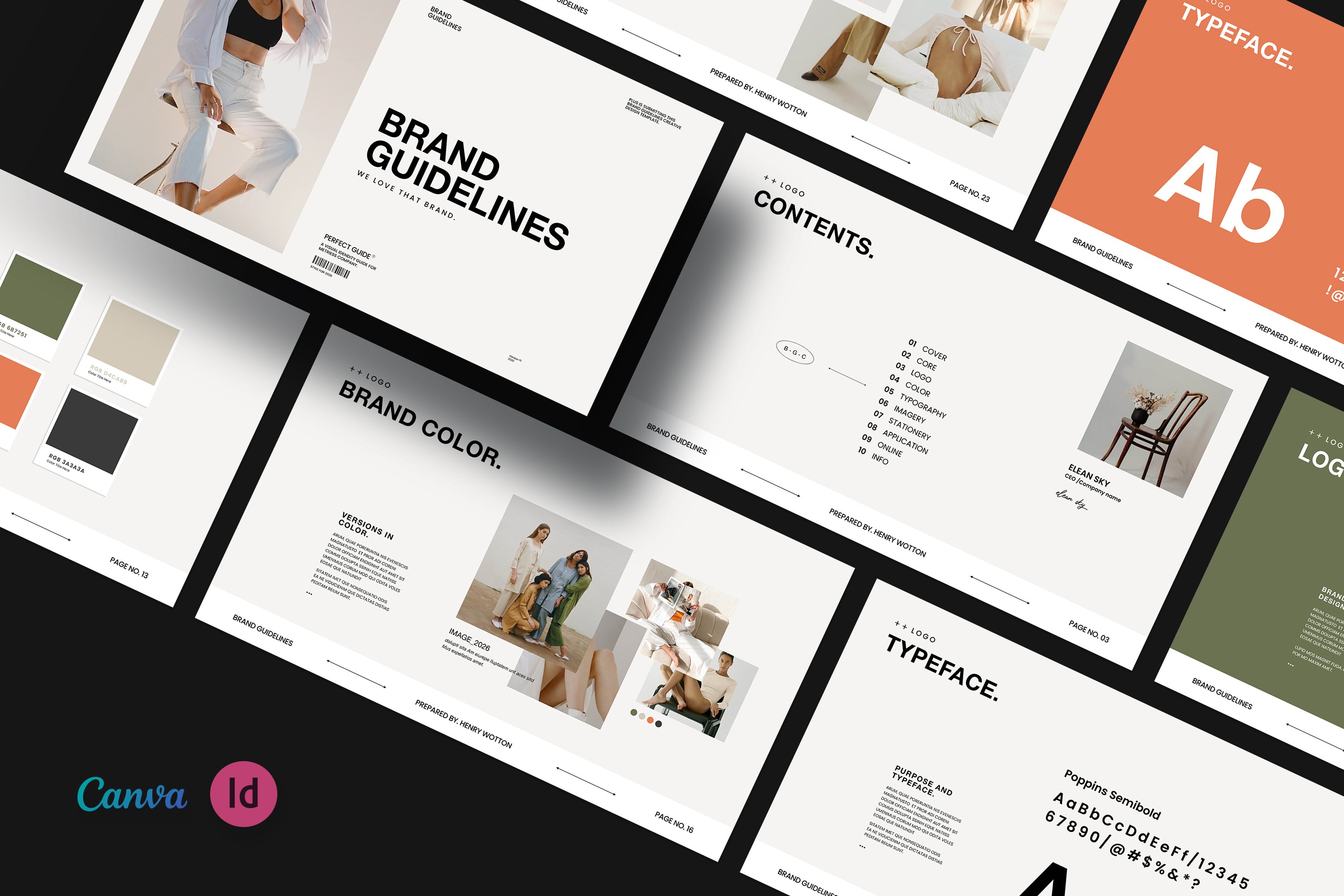 Canva Brand Guideline Templates Design Cuts