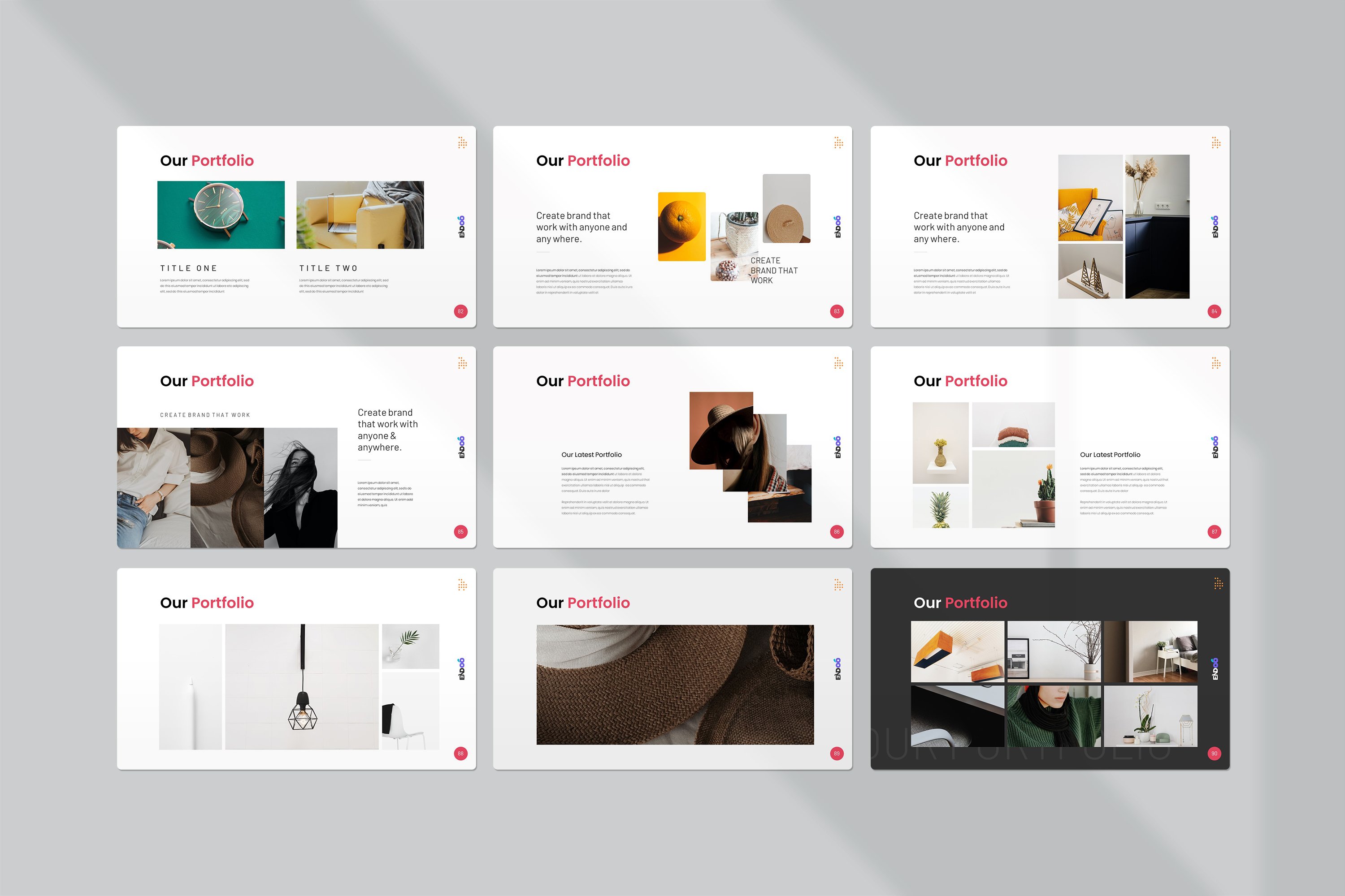 Endoo PowerPoint Template - Design Cuts