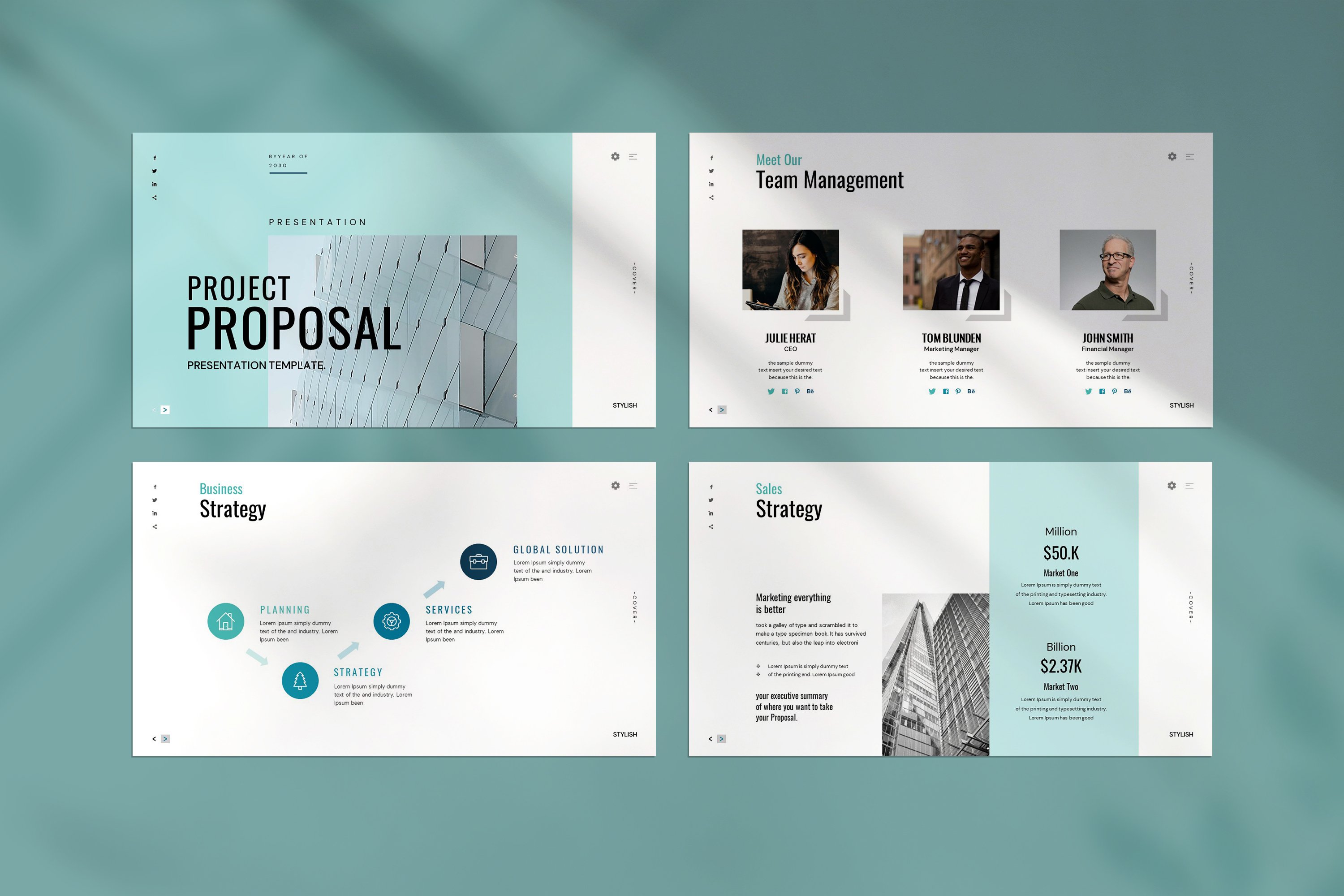 Project Proposal Presentation Template 3 - Design Cuts