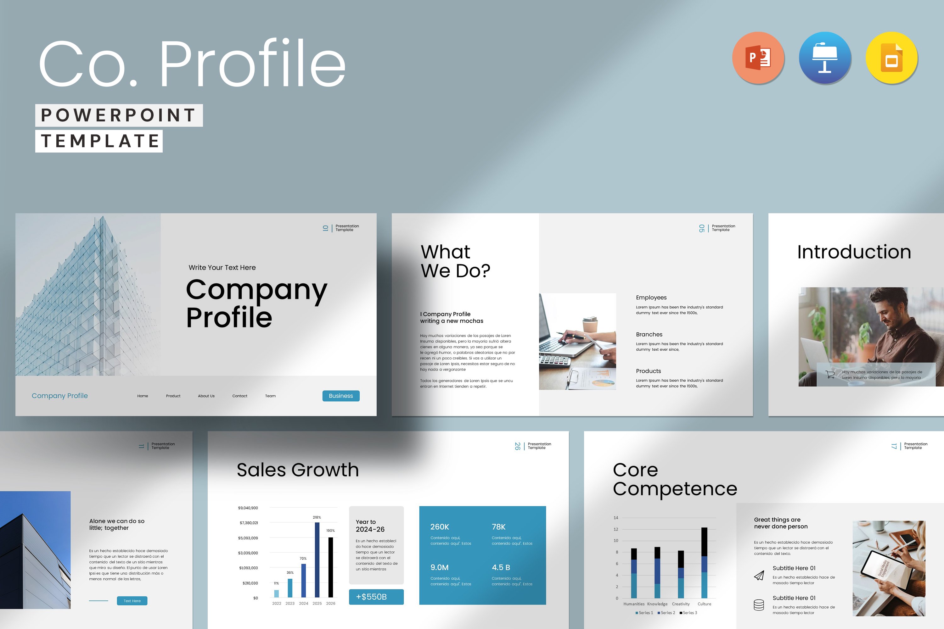 Company Profile Presentation Template - Design Cuts