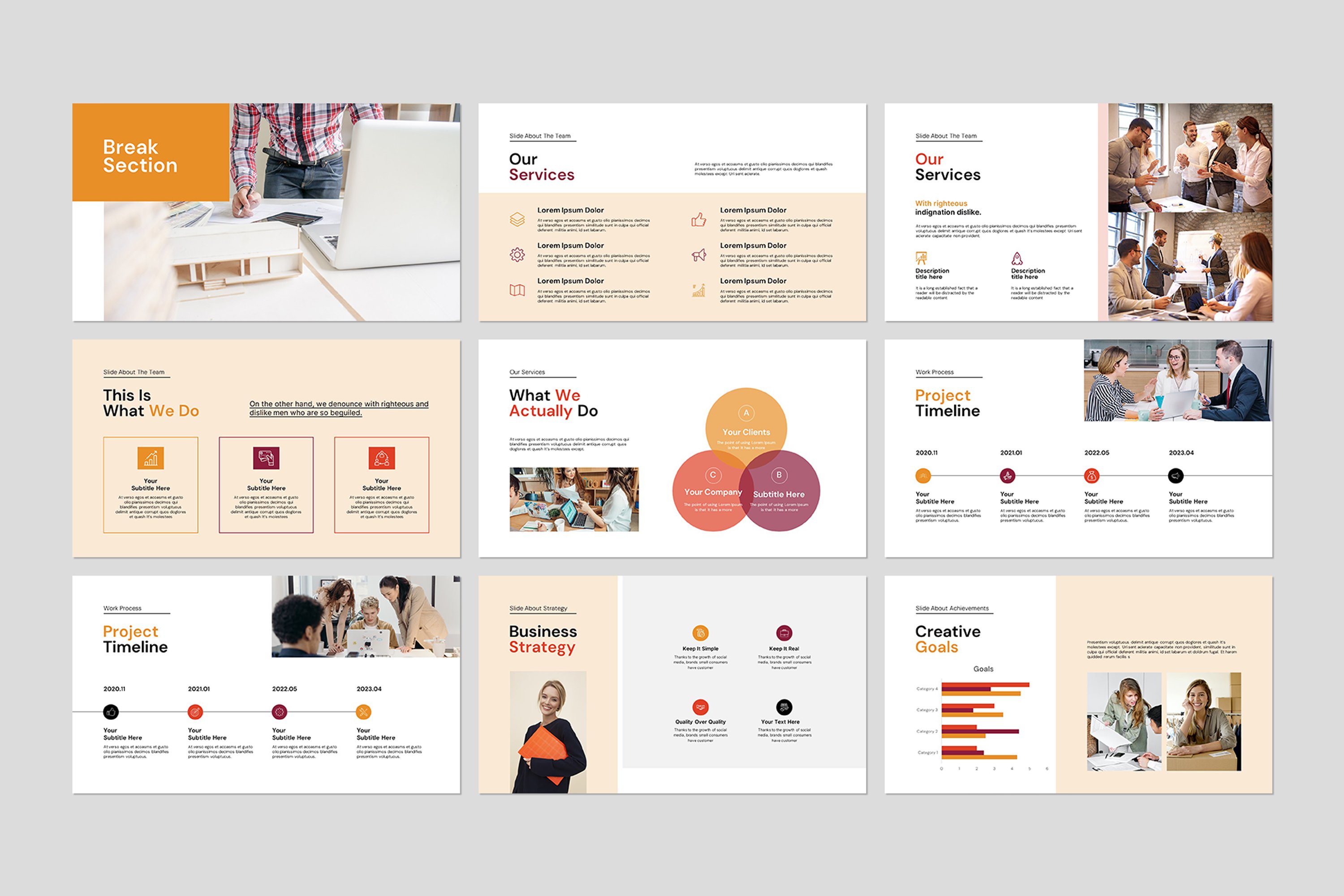 Creative Brief Presentation Template - Design Cuts